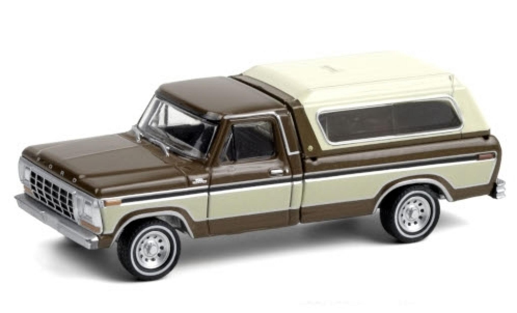Ford F-1 1/64 Greenlight 50 metallic brown/beige 1979 diecast model cars