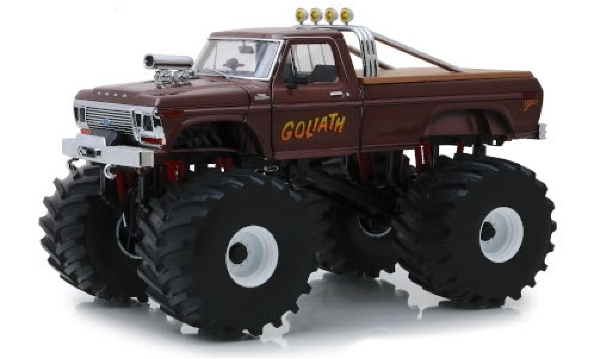 Ford F-250 1/43 Greenlight Monster Truck Goliath 1979 diecast model cars