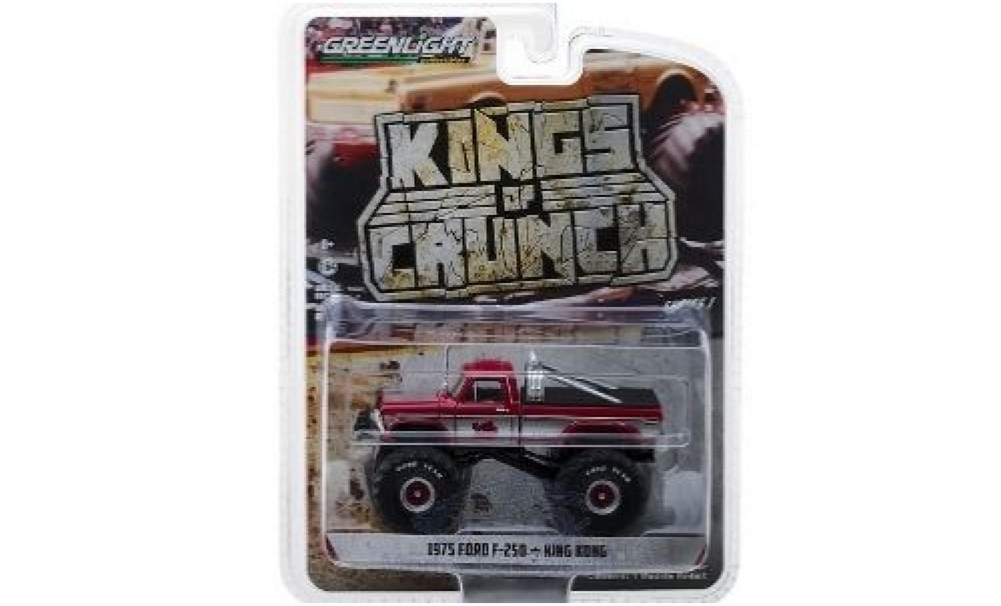 Ford F-250 1/64 Greenlight red/grey King Kong 1975 diecast model cars
