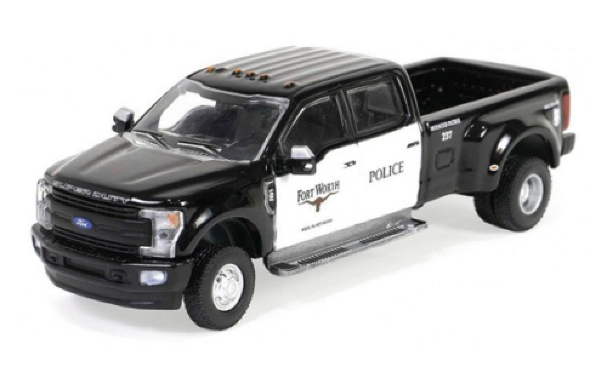 Ford F-350 1/64 Greenlight Dually Fort Worth Police Department 2019 1:64 diecast model cars