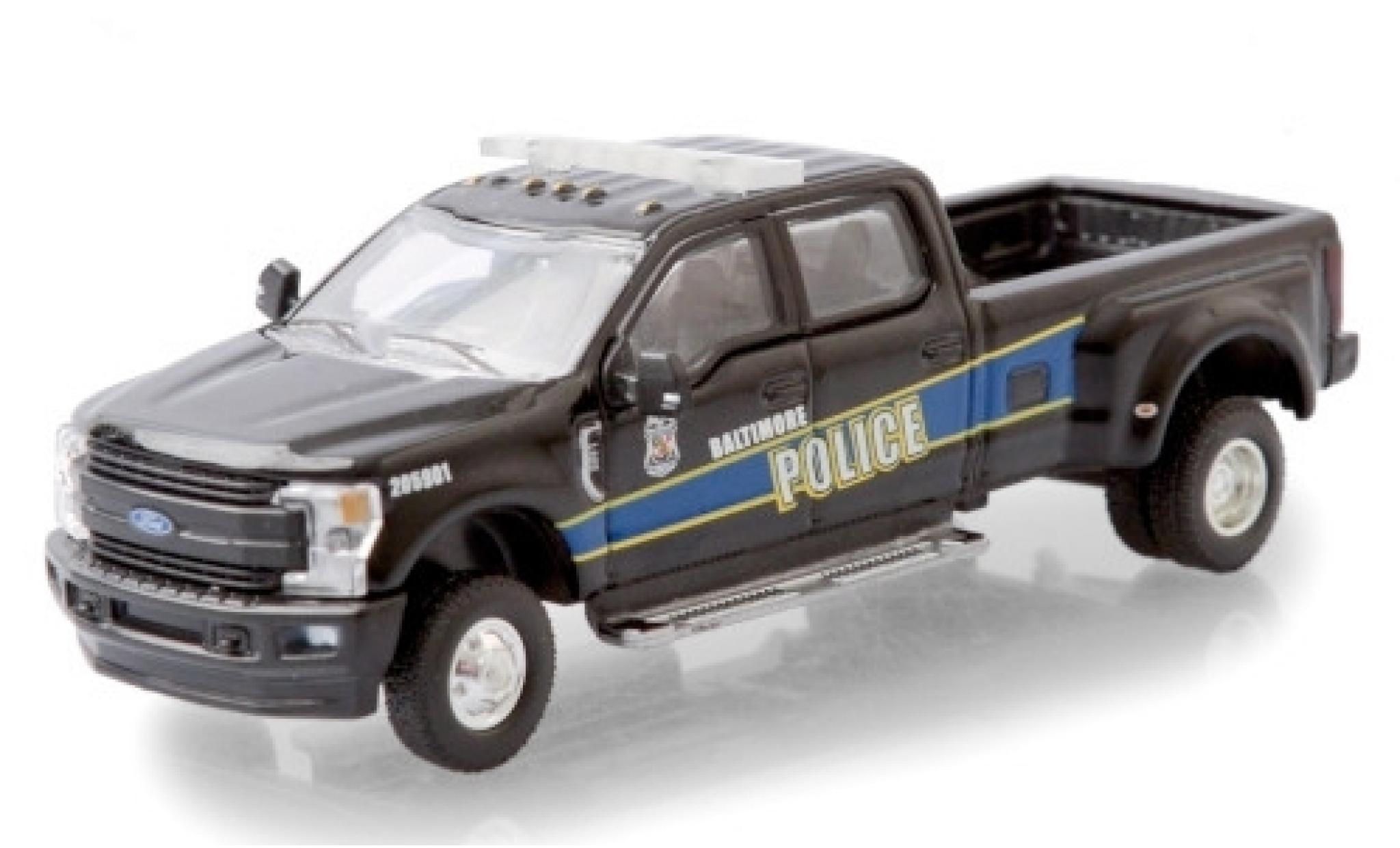 Ford F-350 1/64 Greenlight Lariat Baltimore Police Department 2019 diecast model cars