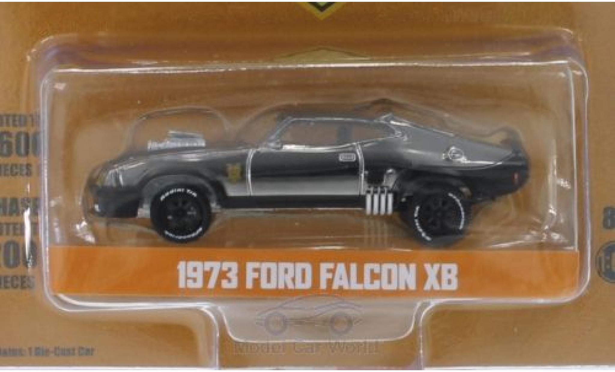 Ford Falcon 1/64 Greenlight XB chrom/black The Last of the V8 Interceptors Madmax 1973 diecast model cars