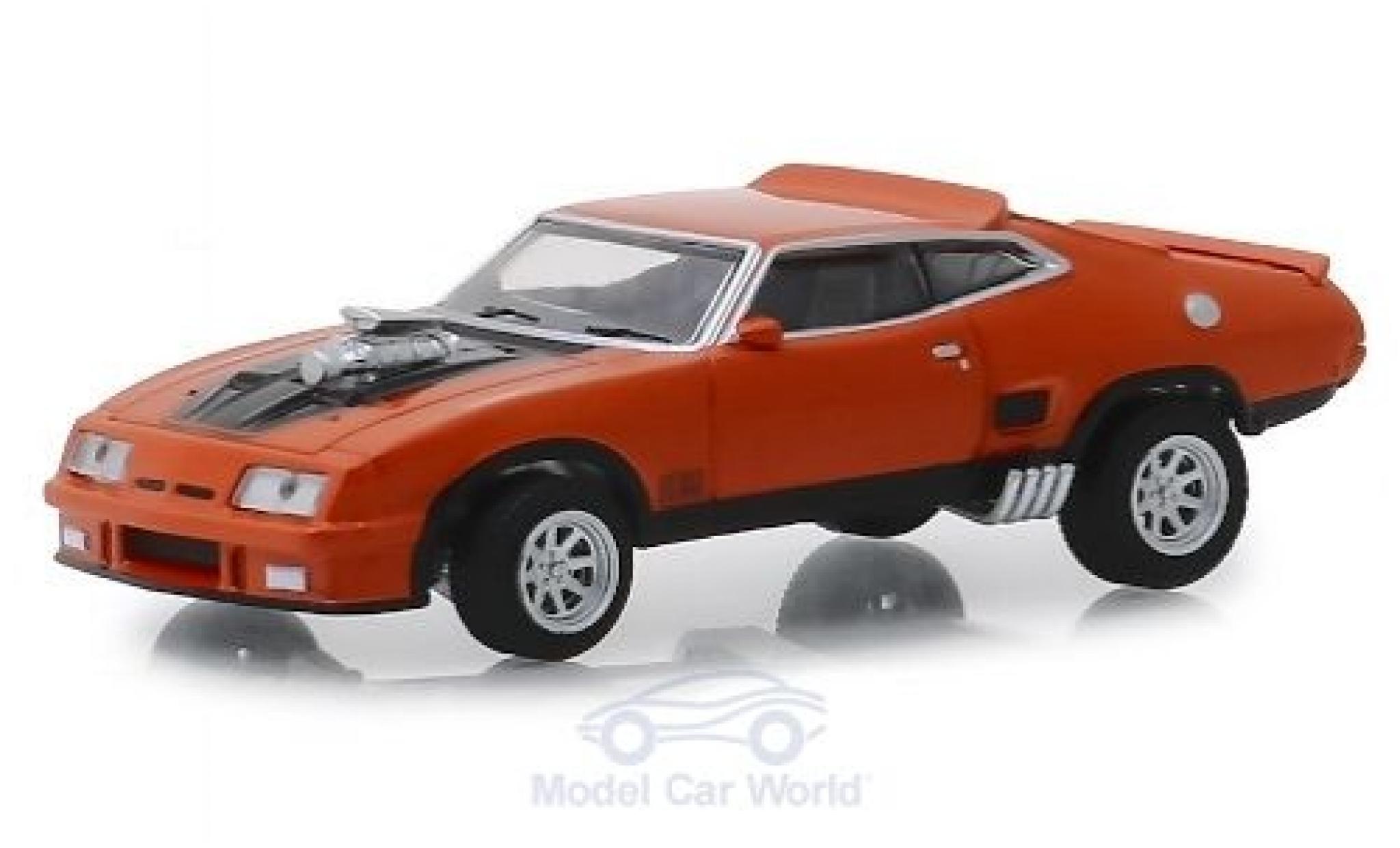 Ford Falcon 1/64 Greenlight XB orange/black 1973 diecast model cars