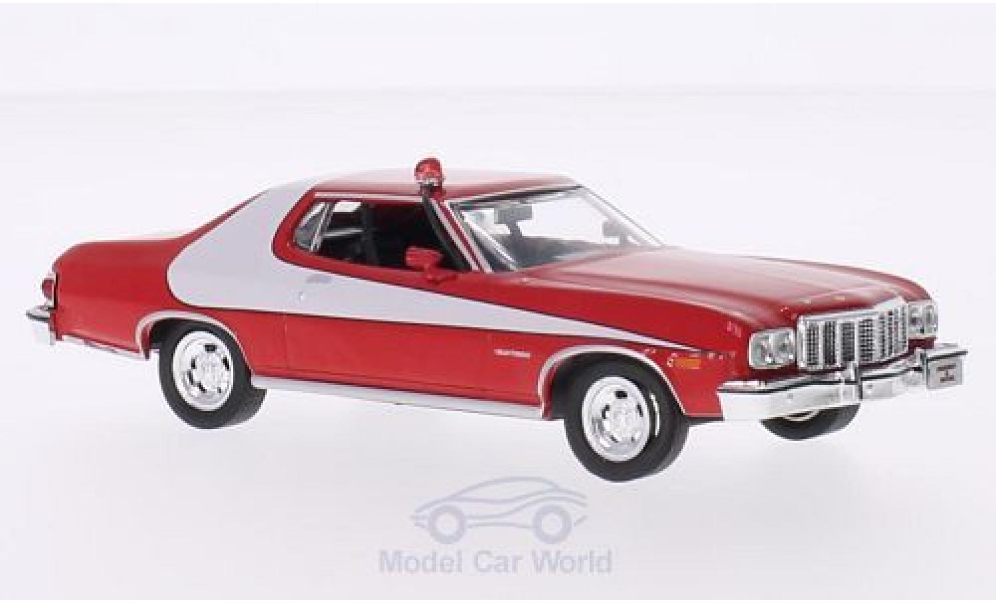 Ford Gran Torino 1/43 Greenlight red/white 1976 Starsky & Hutch TV-Serie diecast model cars