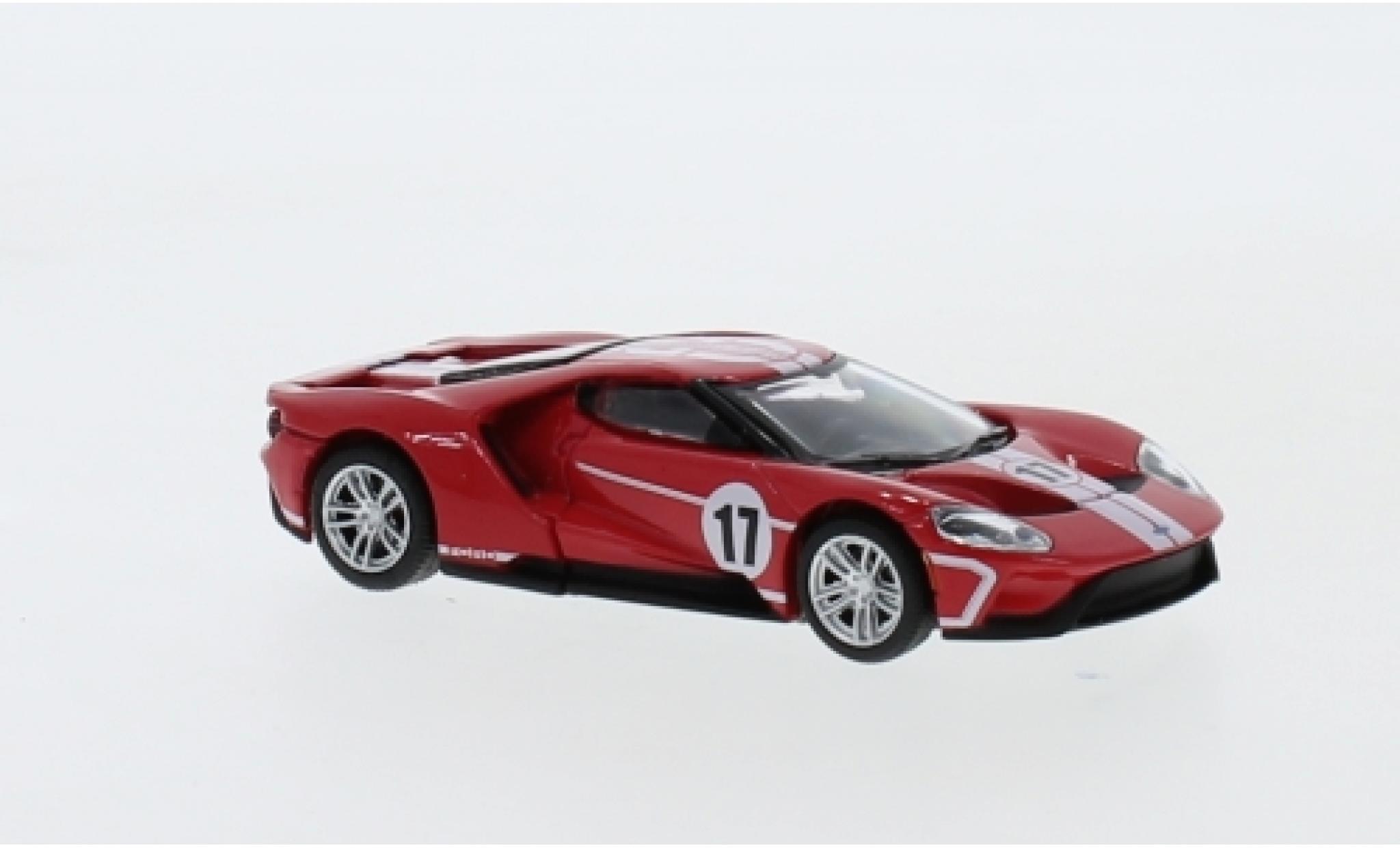 Ford GT 1/64 Greenlight red/white No.17 Collectable Diecast 2017 diecast model cars