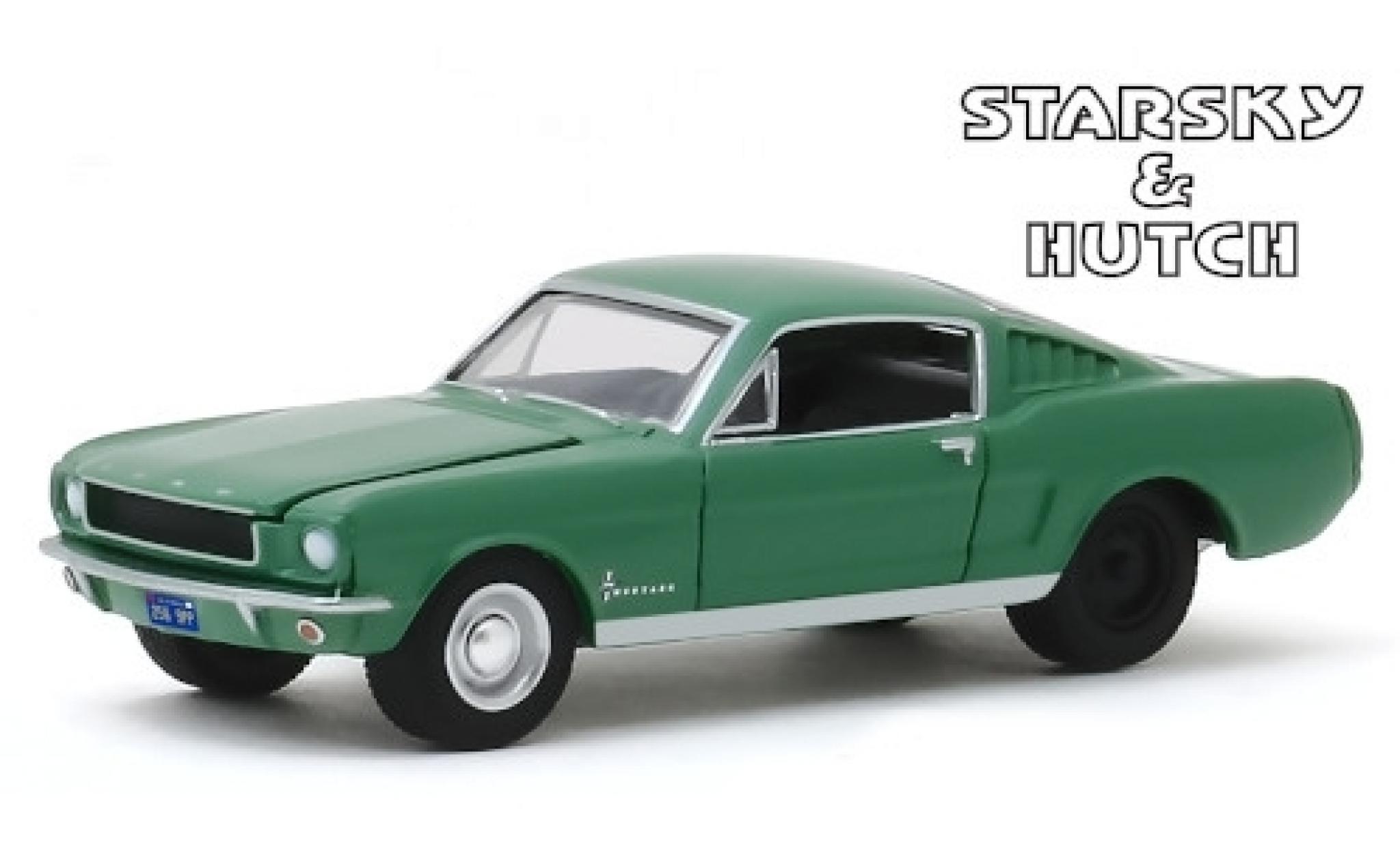 Ford Mustang 1/64 Greenlight Fastback green Starsky & Hutch 1966 diecast model cars