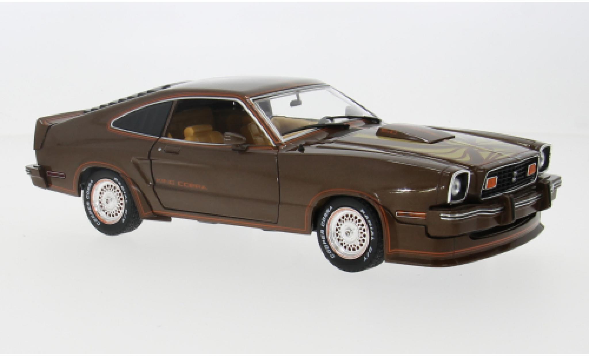 Ford Mustang 1/18 Greenlight II King Cobra brown/orange 1978 1:18 diecast model cars