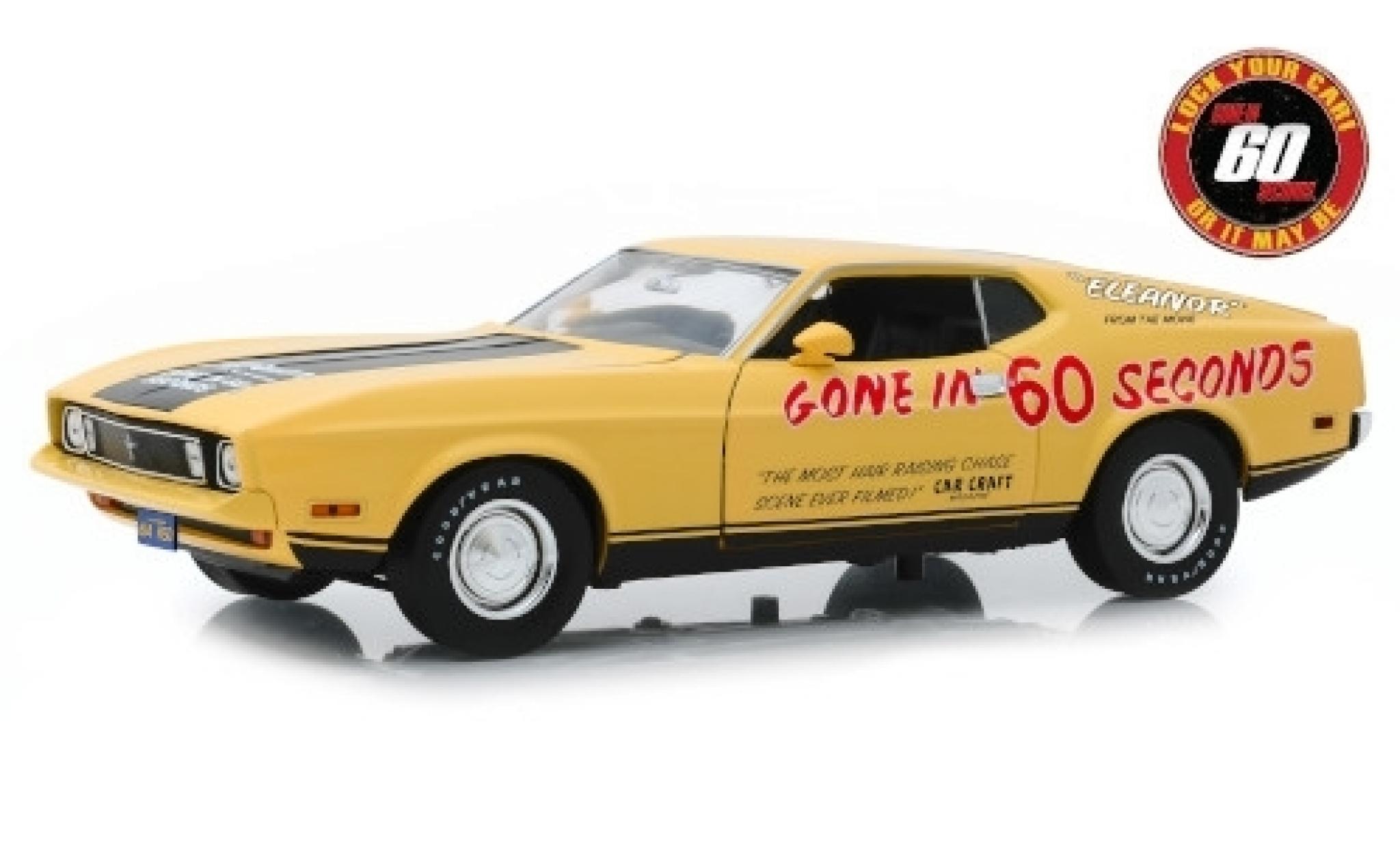 Ford Mustang 1/43 Greenlight Mach 1 Eleanor Gone in 60 Seconds 1973 diecast model cars