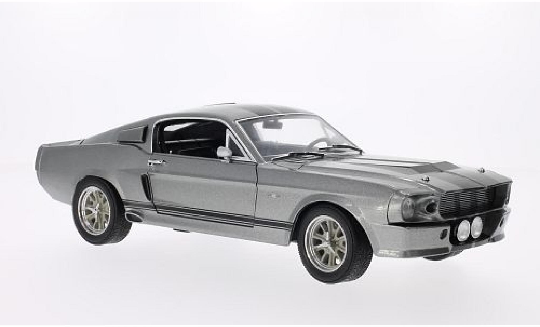 Shelby GT 500 1/18 Greenlight Ford Mustang metallise grey Gone in 60 Seconds 1967 1:18 diecast model cars