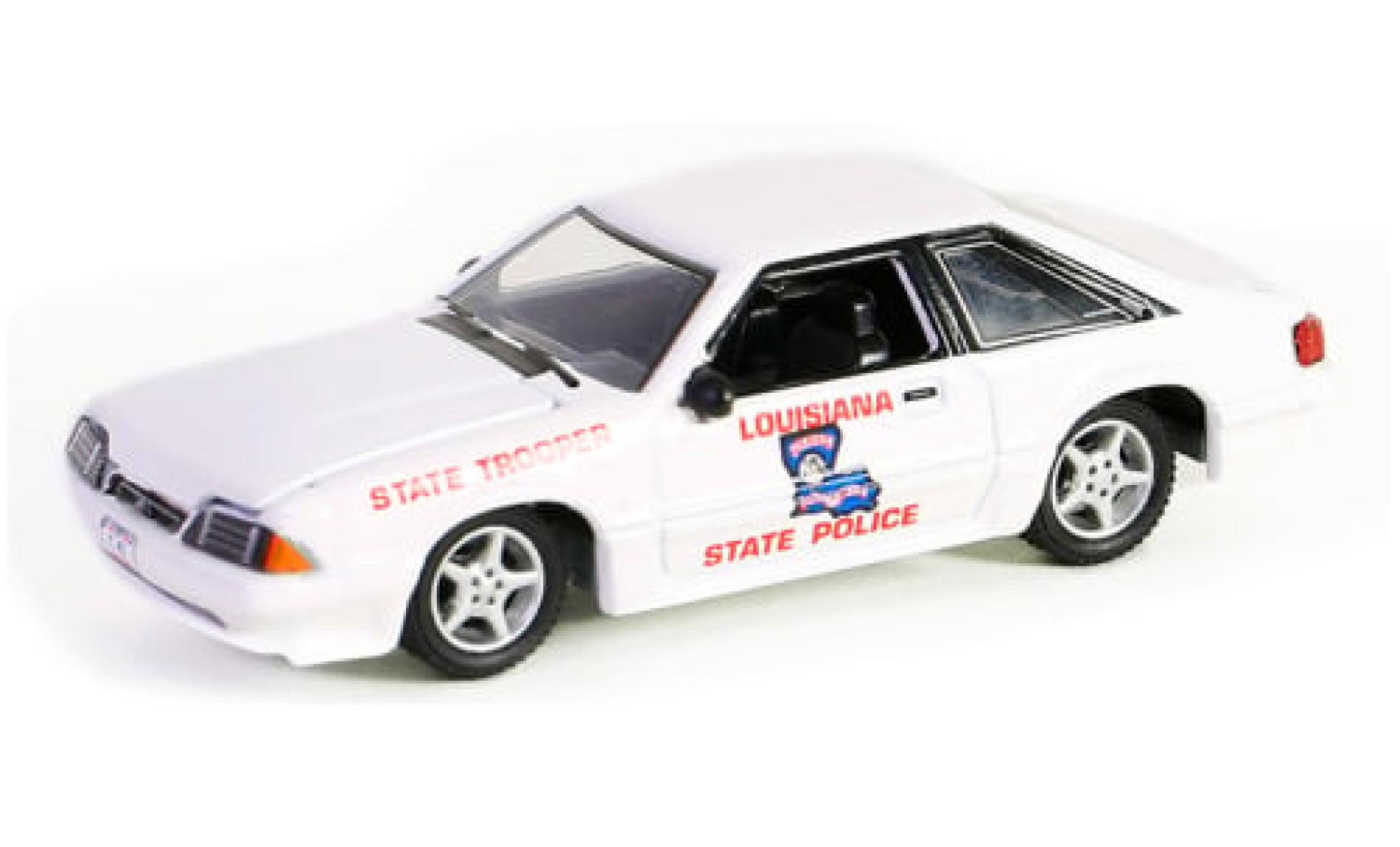 Ford Mustang 1/64 Greenlight SSP Louisiana State Police 1993 1:64 diecast model cars