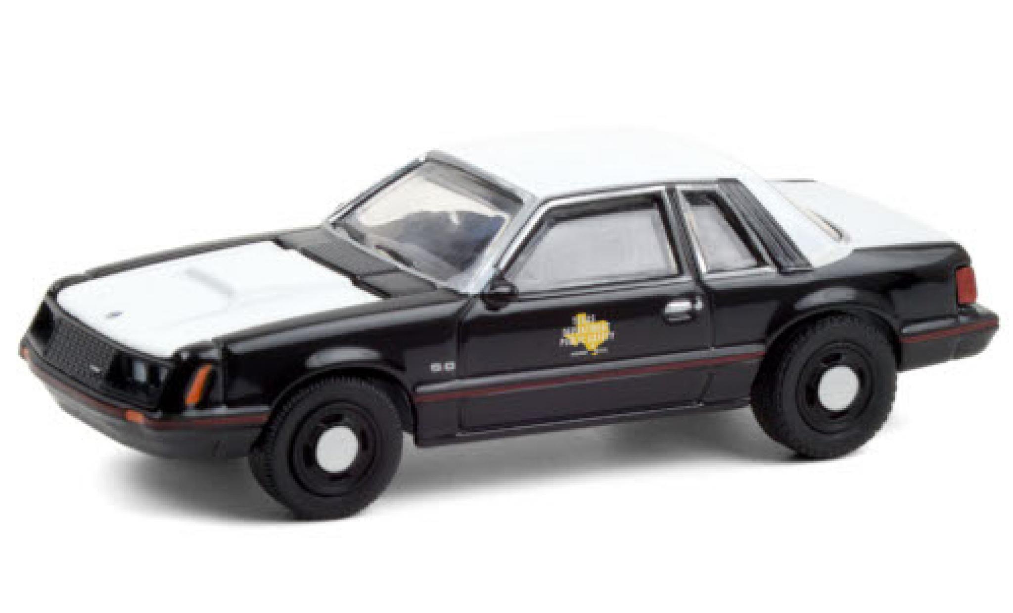 Ford Mustang 1/64 Greenlight SSP Texas Department of Public Safety 1982 diecast model cars