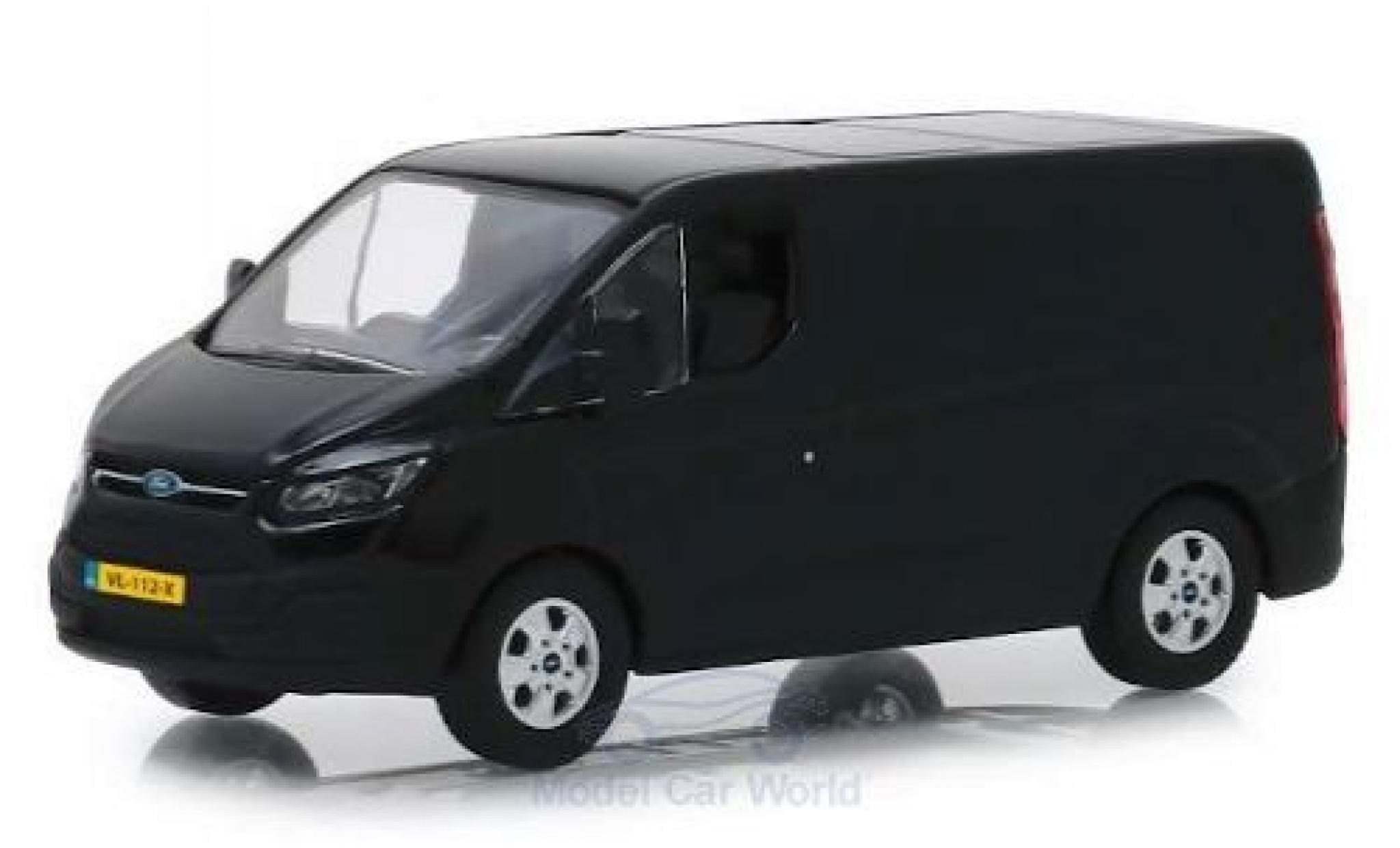 Ford Transit 1/43 Greenlight Custom (V362) black 2016 diecast model cars