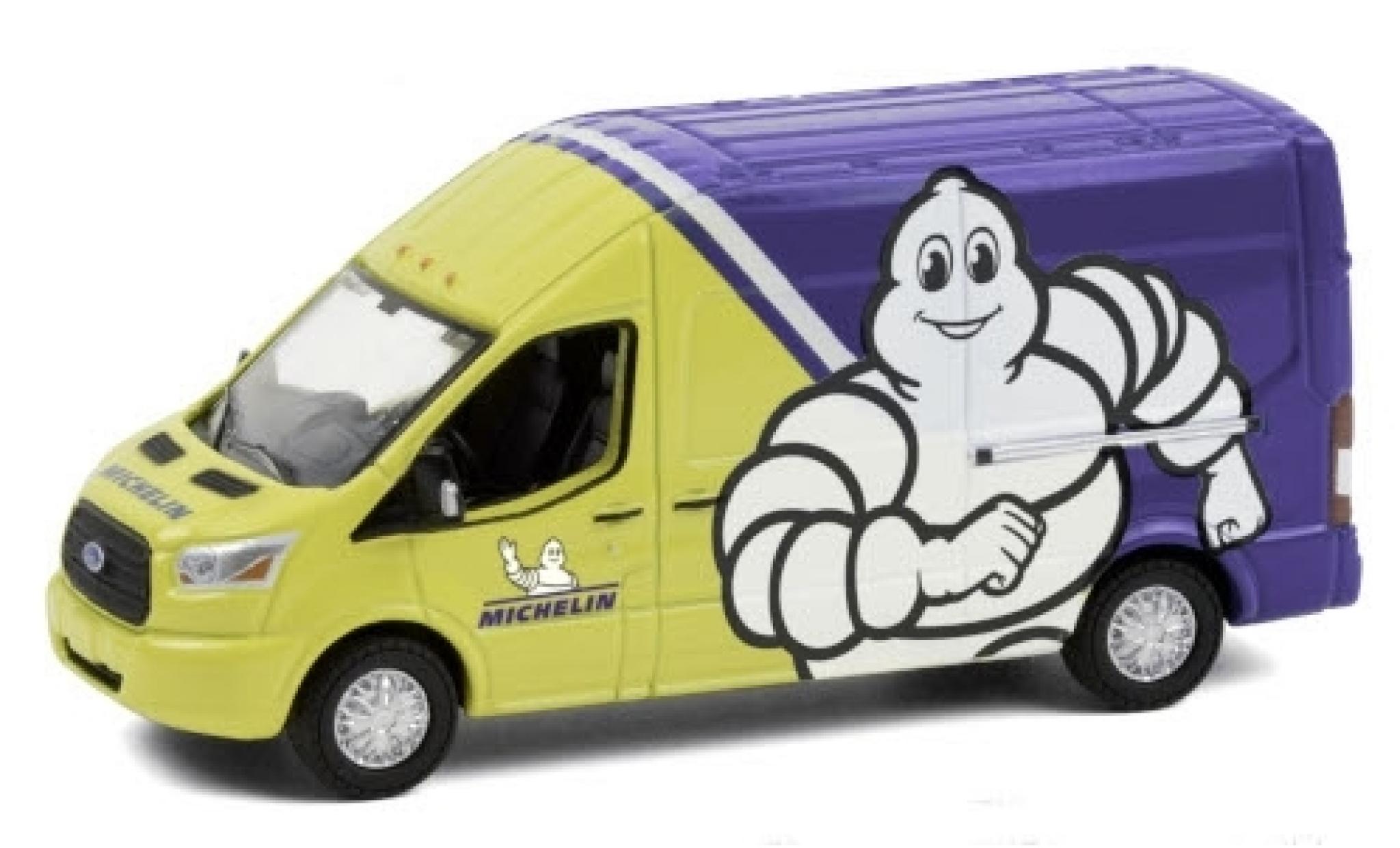 Ford Transit 1/64 Greenlight LWB High Roof Michelin 2019 diecast model cars