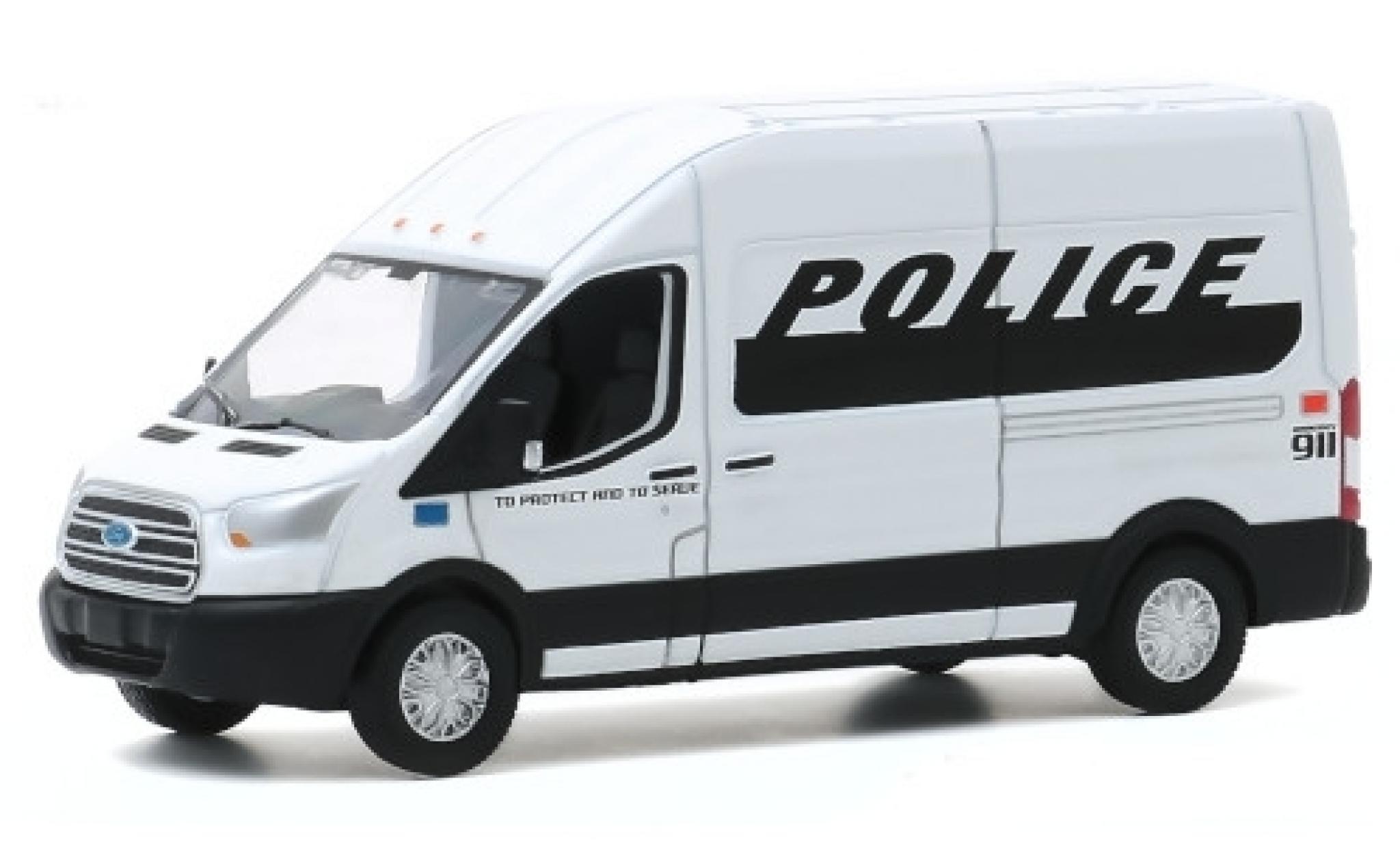 Ford Transit 1/64 Greenlight Police 2019 diecast model cars