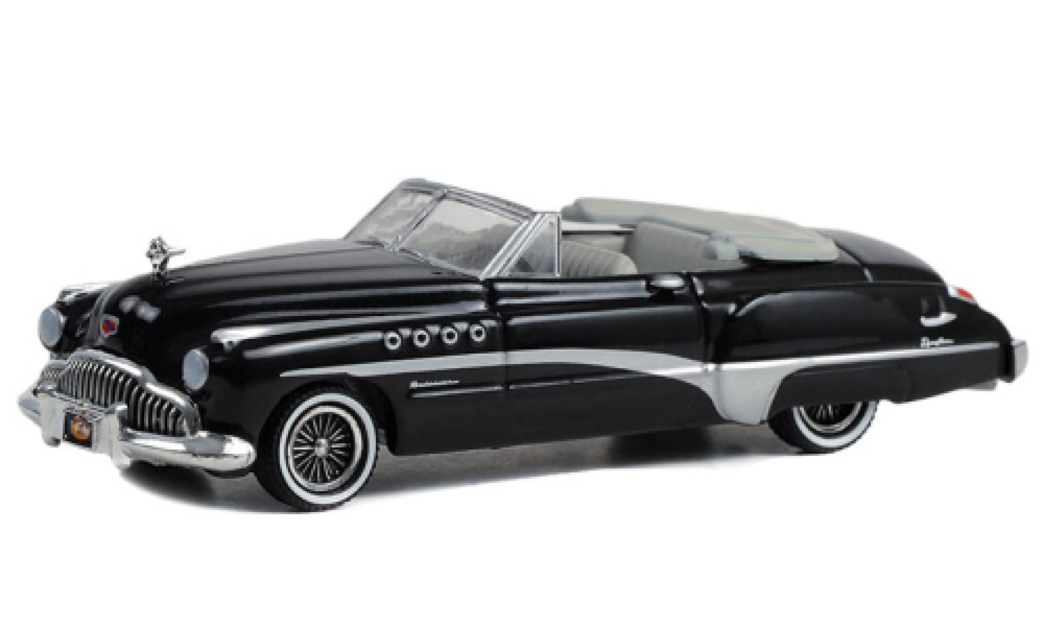 Buick Roadmaster 1/64 Greenlight Rivera Convertible black 1949 diecast model cars
