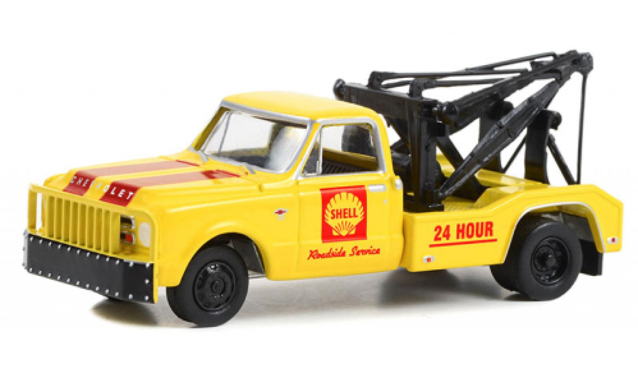Chevrolet C-30 1/64 Greenlight Dually Wrecker S 1967 diecast model cars