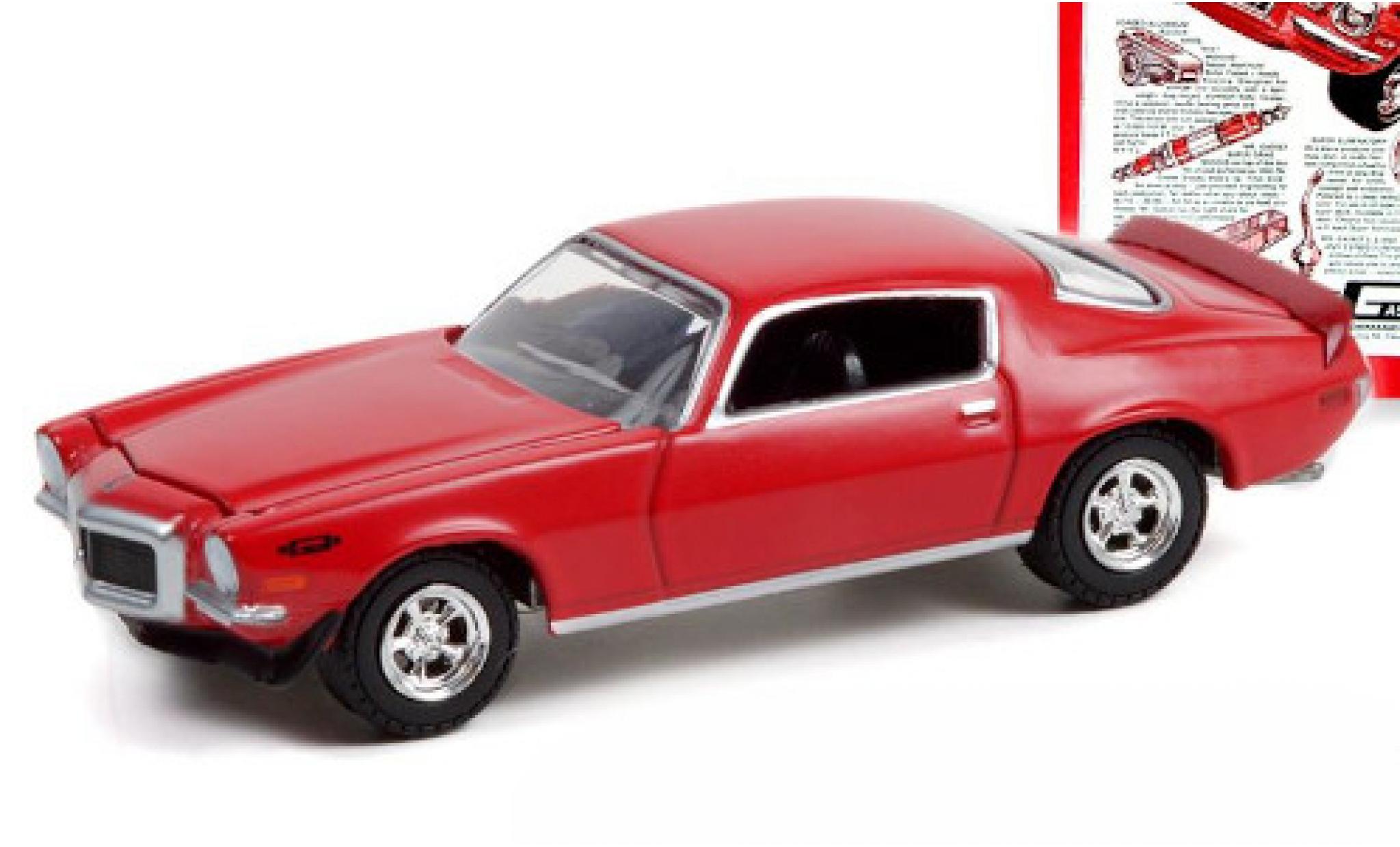 Chevrolet Camaro 1/64 Greenlight red 1970 diecast model cars