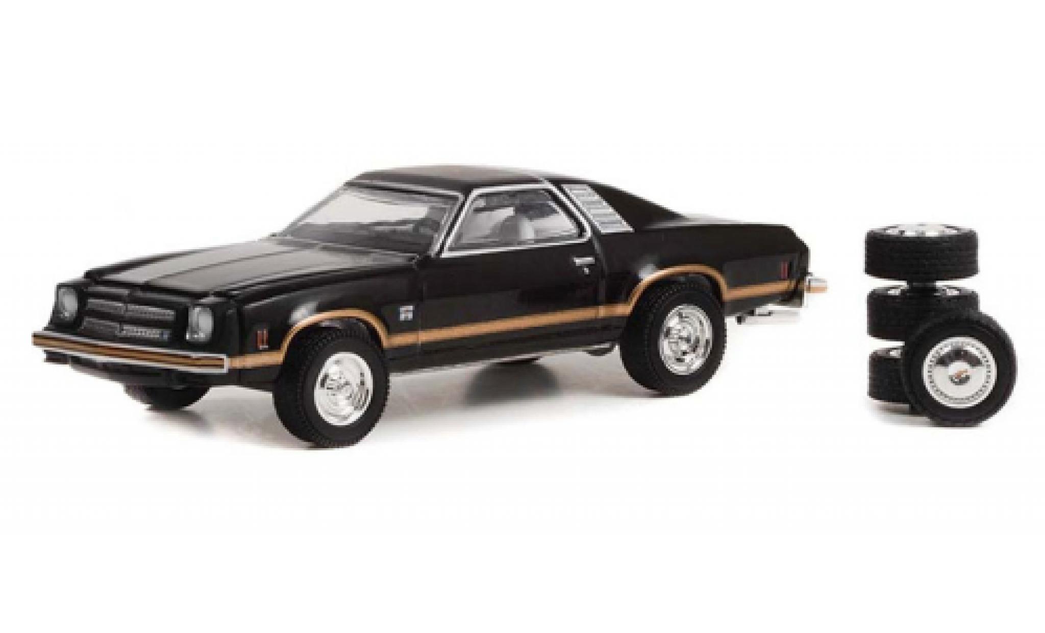 Chevrolet Chevelle 1/64 Greenlight Laguna black 1976 diecast model cars