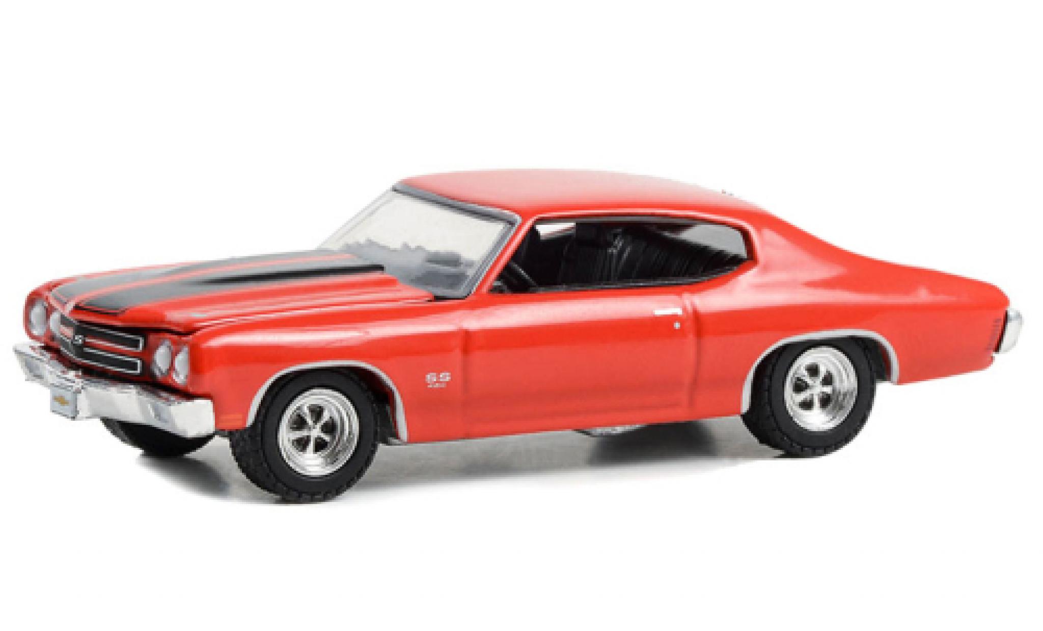 Chevrolet Chevelle 1/64 Greenlight SS red/black 1969 diecast model cars