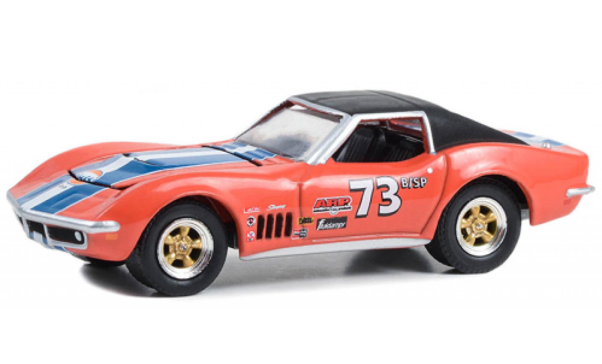 Chevrolet Corvette 1/64 Greenlight (C3) Gulf 1969 diecast model cars