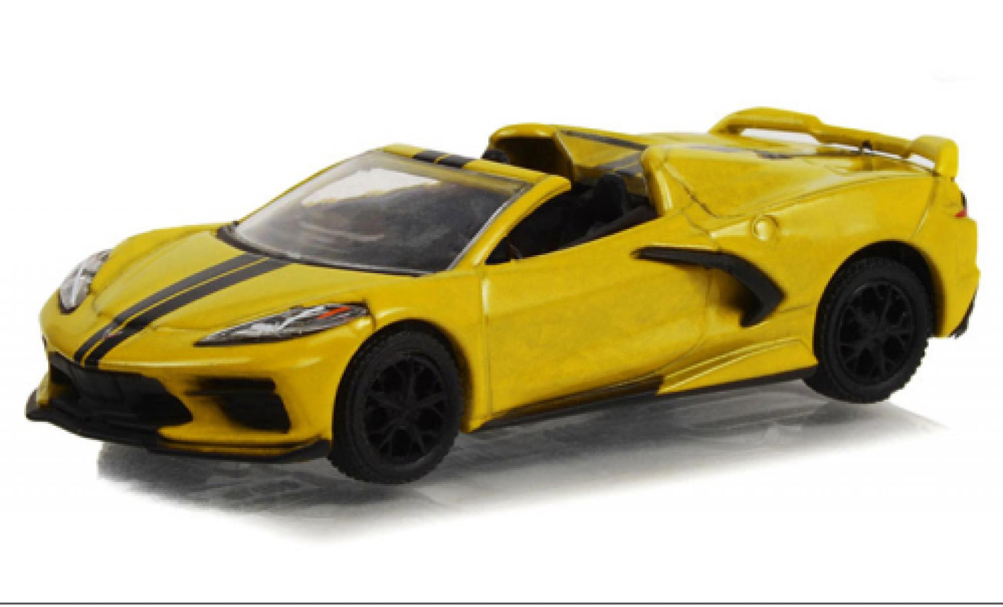 Chevrolet Corvette 1/64 Greenlight (C8) yellow 2022 diecast model cars