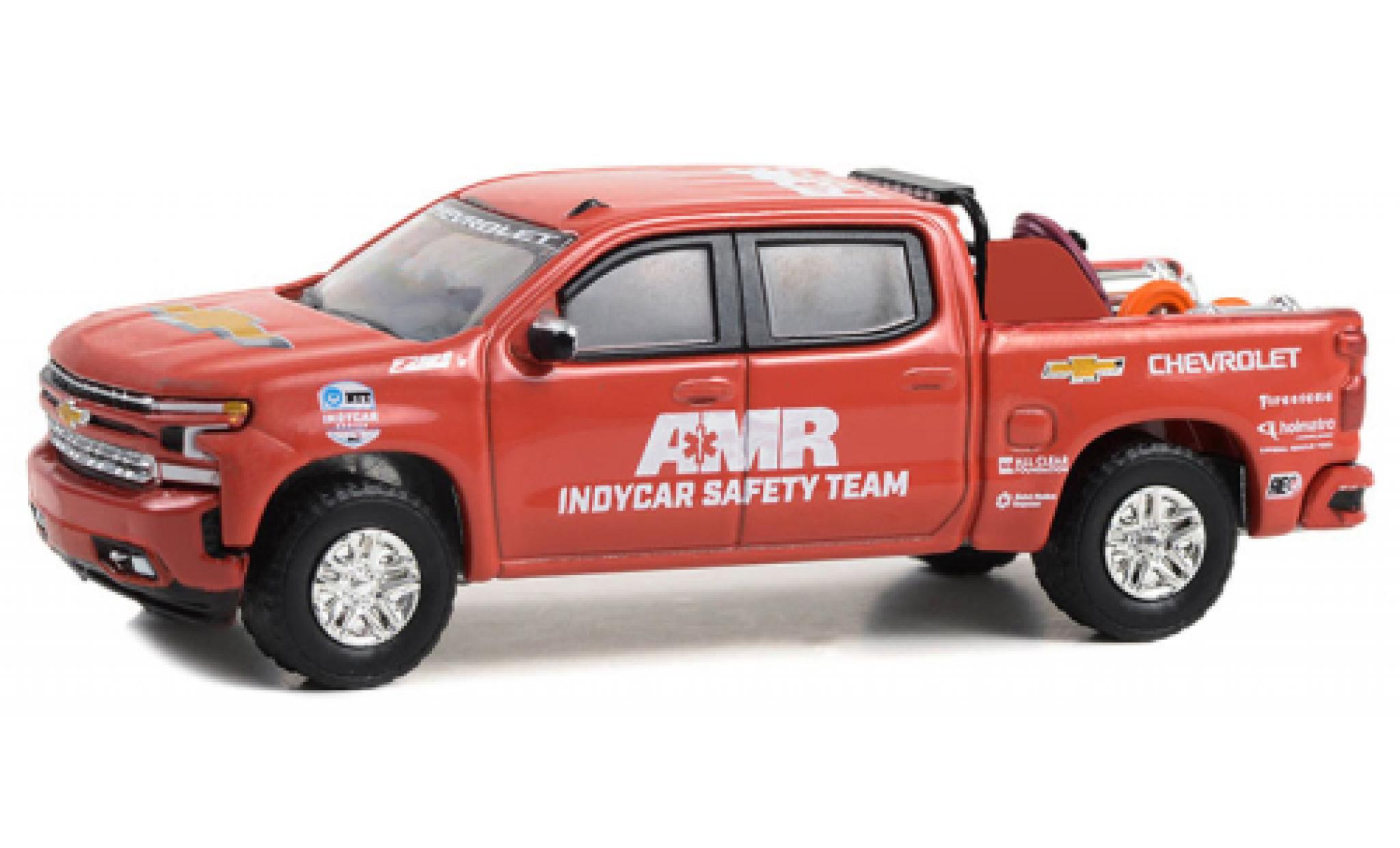 Chevrolet Silverado 1/64 Greenlight AMR IndyCar Safety Team 2021 diecast model cars