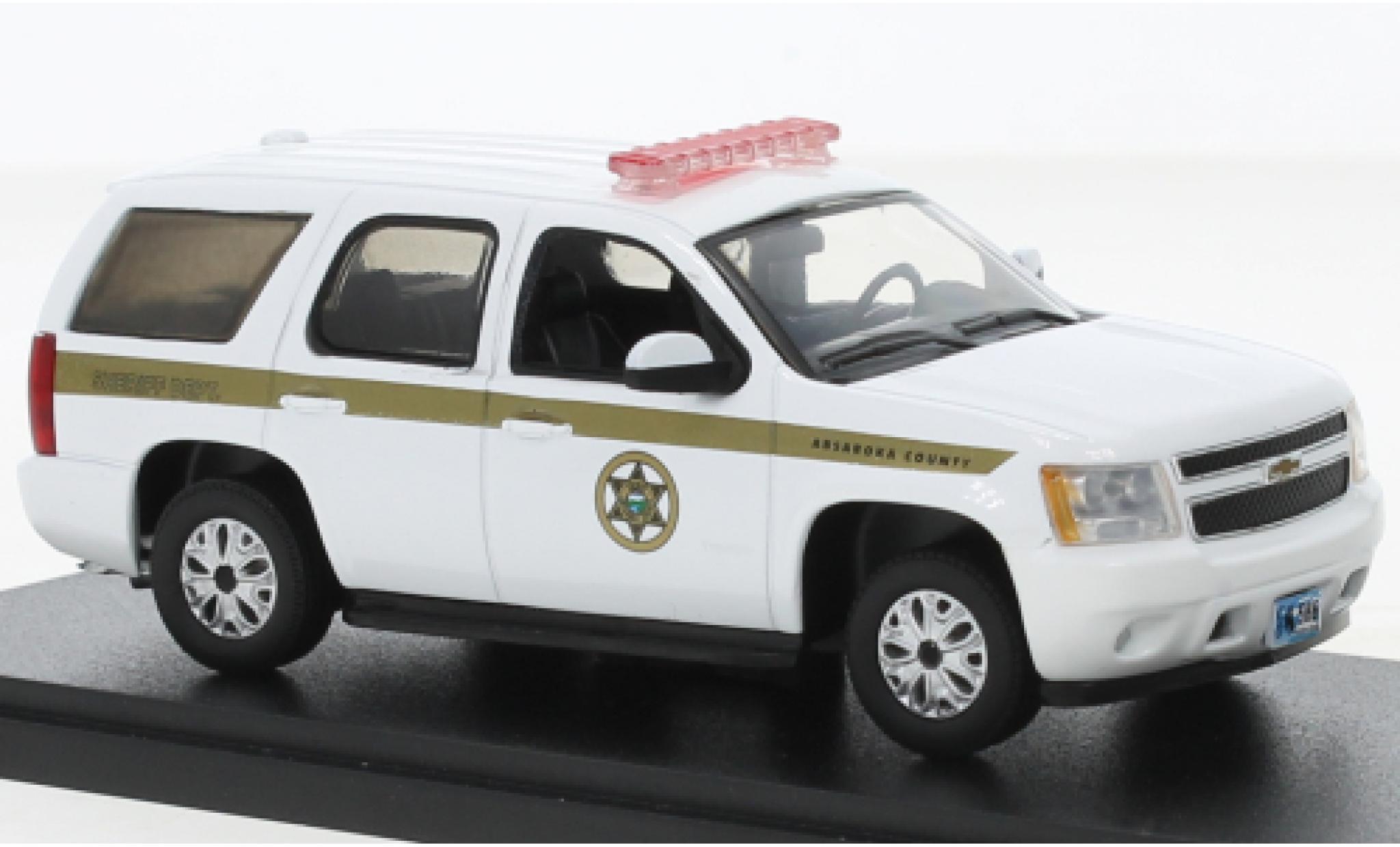 Chevrolet Tahoe 1/43 Greenlight Absaroka County Sheriff 2010 diecast model cars