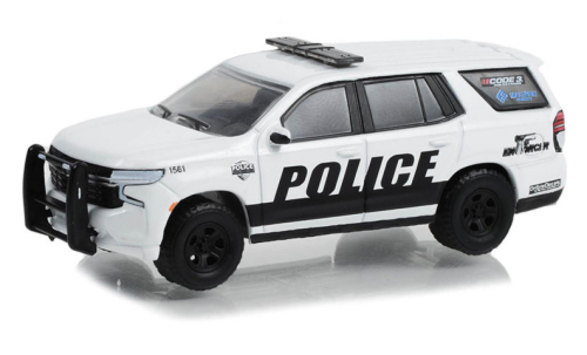 Chevrolet Tahoe 1/64 Greenlight Police Pursuit Vehicle Generl Motors Fleet Police Show 2021 diecast model cars