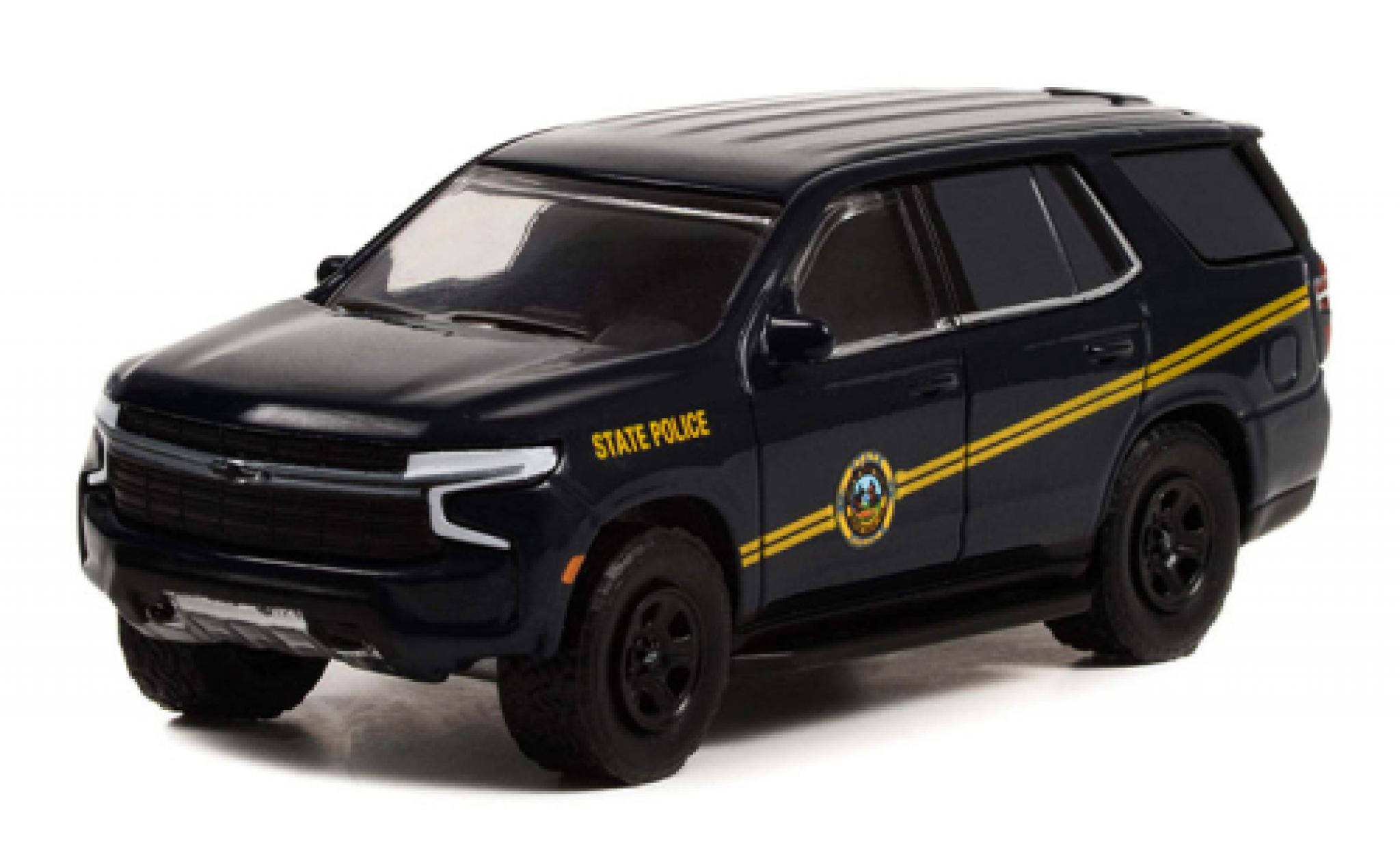 Chevrolet Tahoe 1/64 Greenlight Police Pursuit Vehicle West Virginia Police 2021 diecast model cars