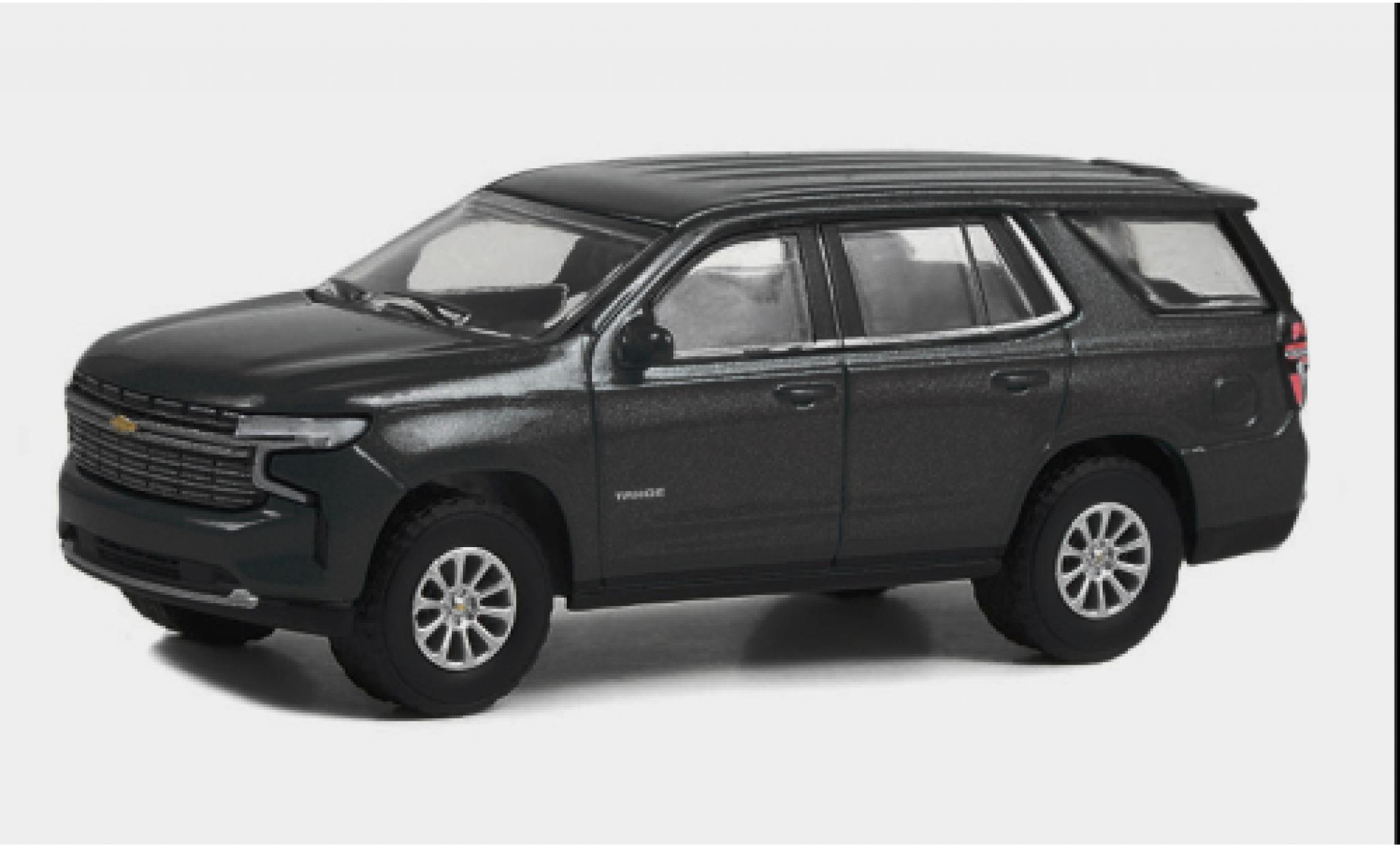 Chevrolet Tahoe 1/64 Greenlight Premier grey 2022 diecast model cars