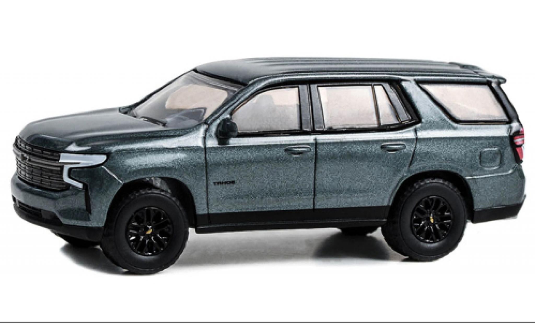 Chevrolet Tahoe 1/64 Greenlight RST grey 2023 diecast model cars