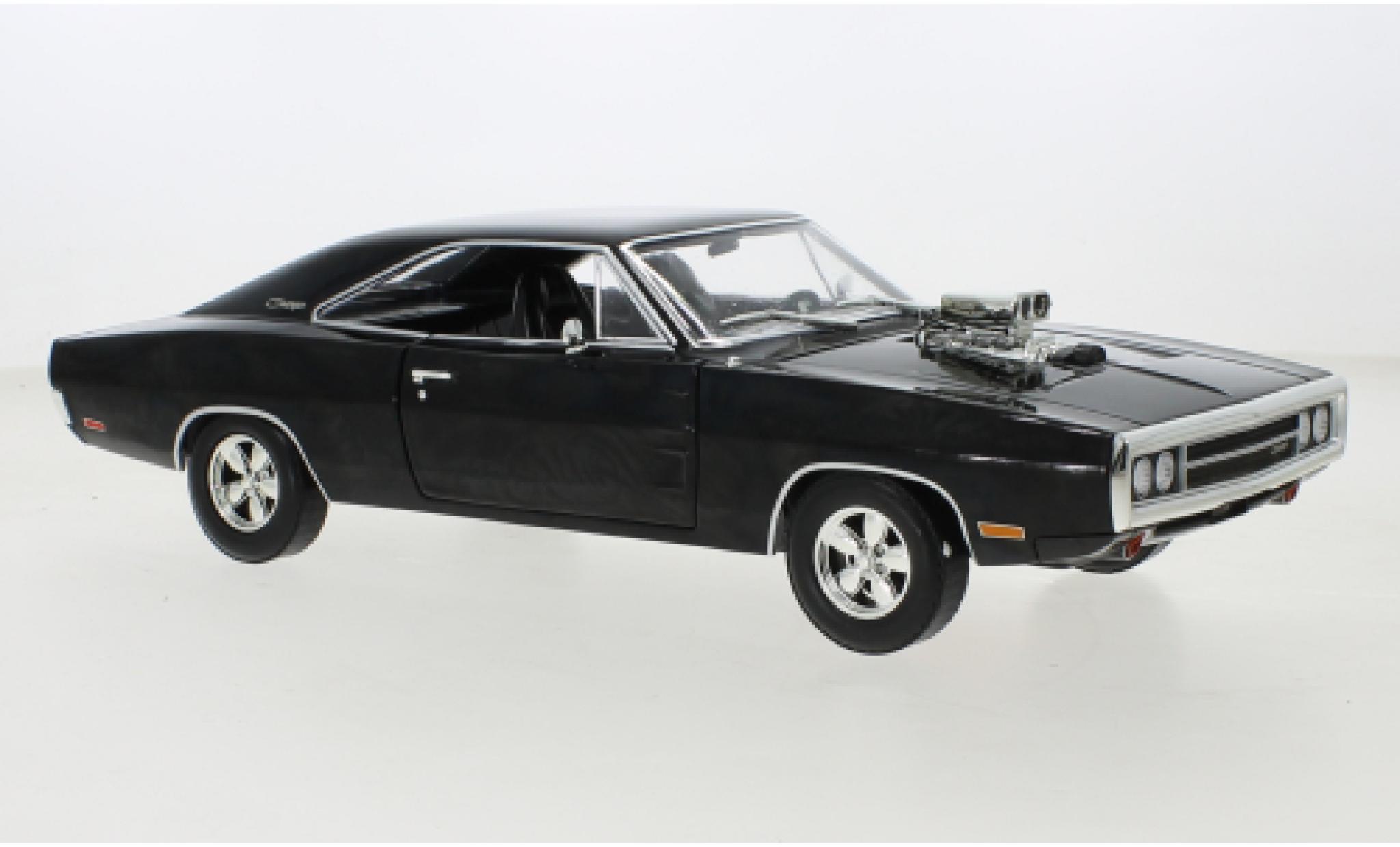 Dodge Charger 1/18 Greenlight black 1970 diecast model cars