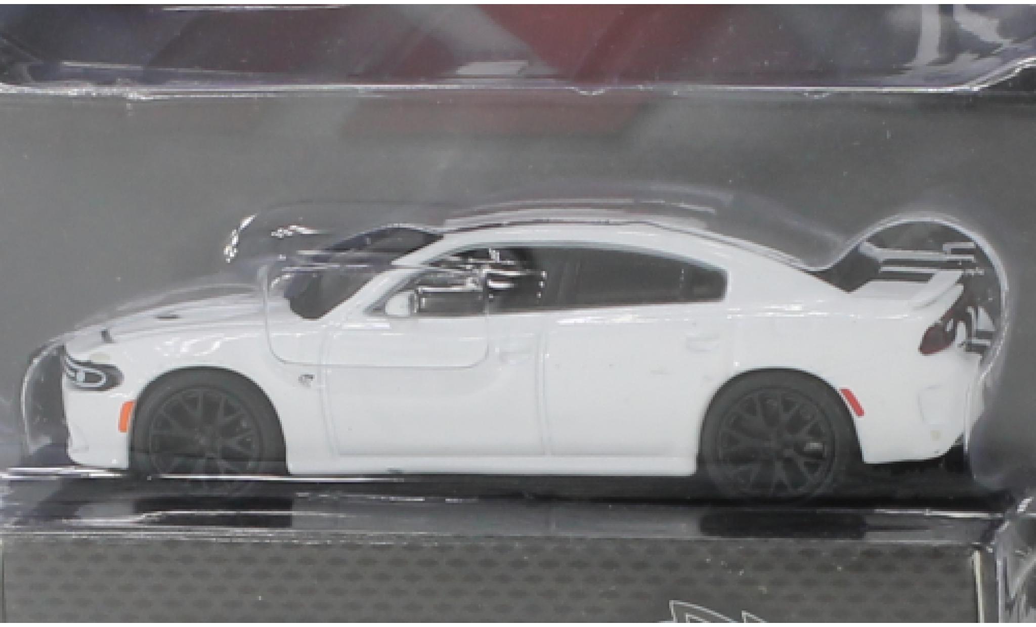 Dodge Charger 1/64 Greenlight SRT Hellcat white/black 2018 diecast model cars