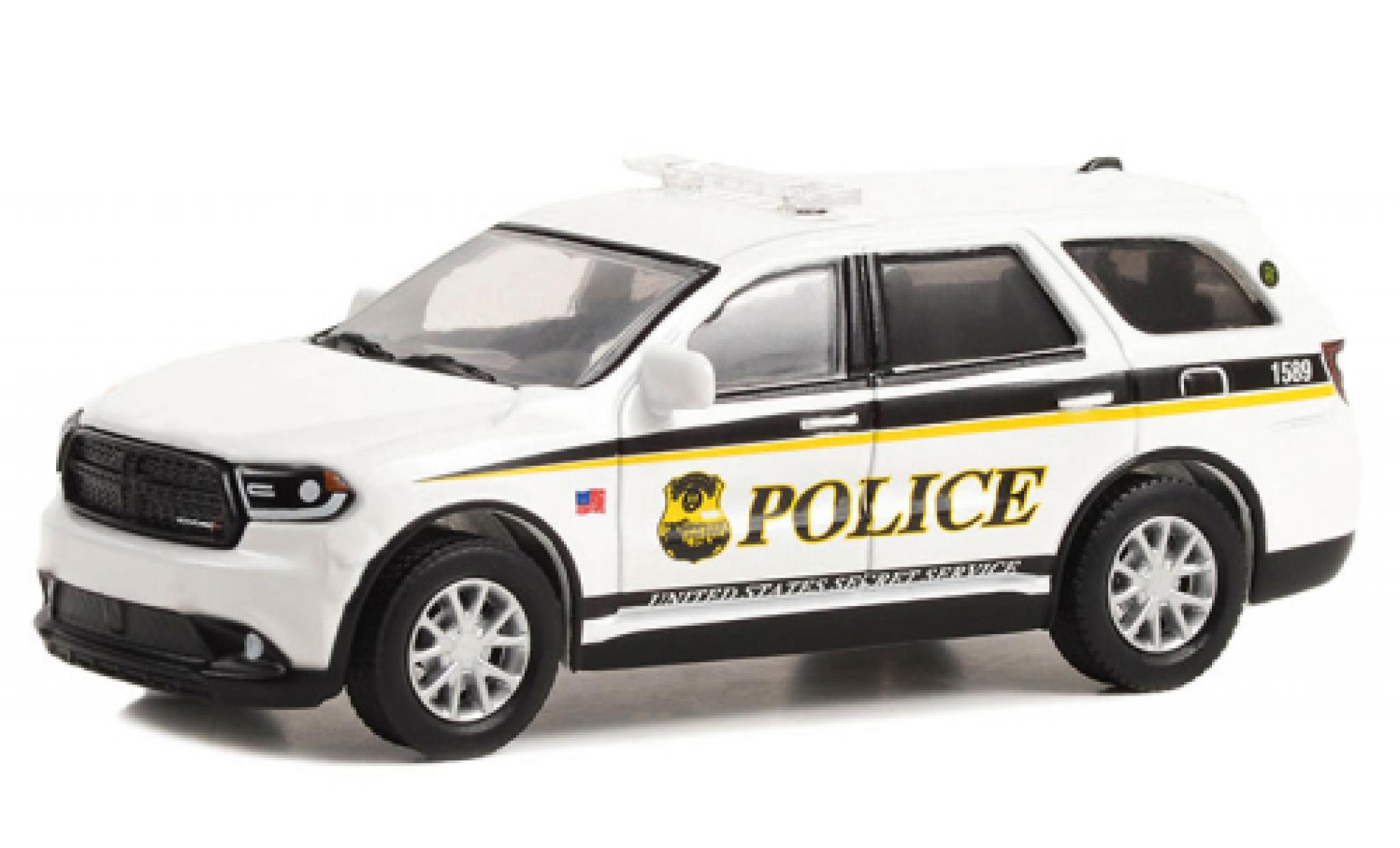 Dodge Durango 1/64 Greenlight Pursuit U.S. Secret Service Police 2018 diecast model cars