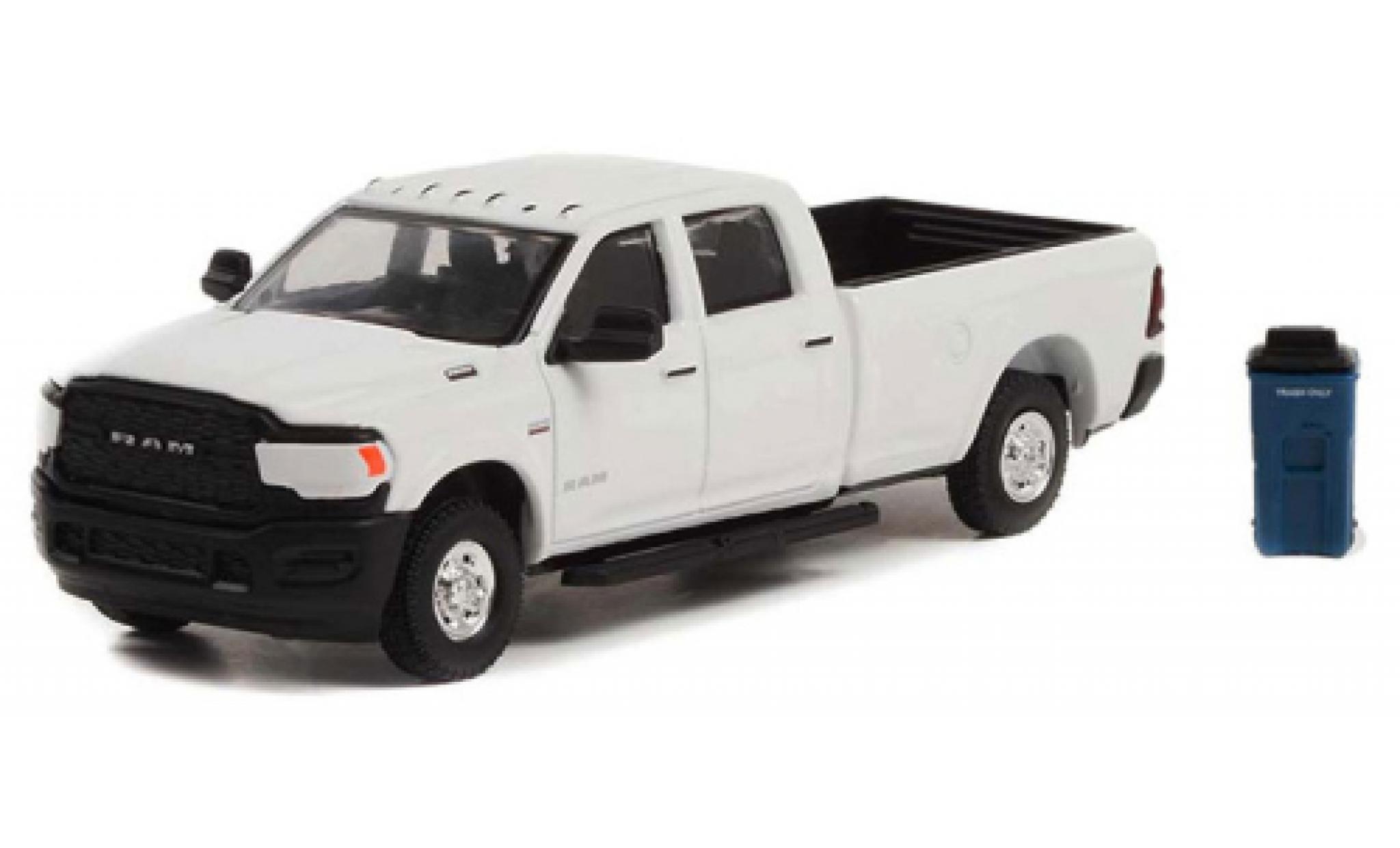 Dodge RAM 1/64 Greenlight 2500 white 2021 diecast model cars