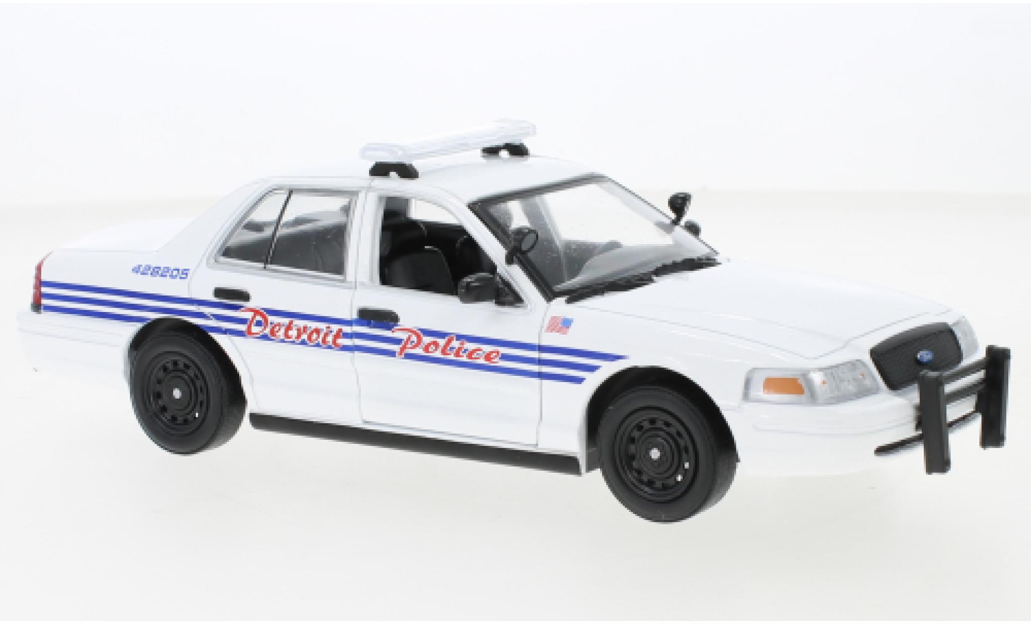 Ford Crown 1/24 Greenlight Victoria Police Interceptor Detroit Police 2008 diecast model cars