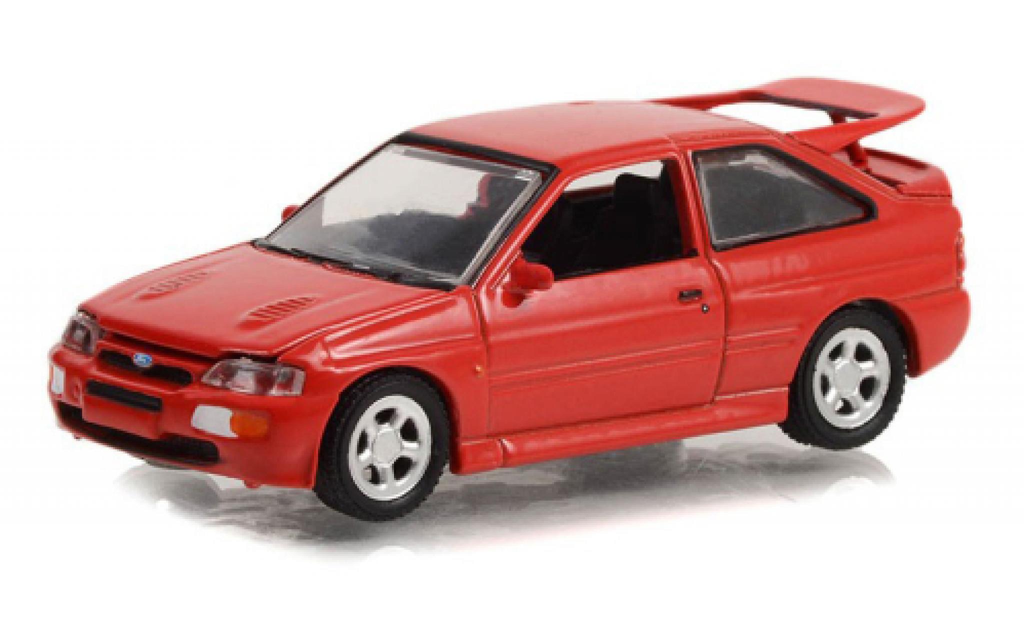 Ford Escort 1/64 Greenlight RS Cosworth red 1995 diecast model cars