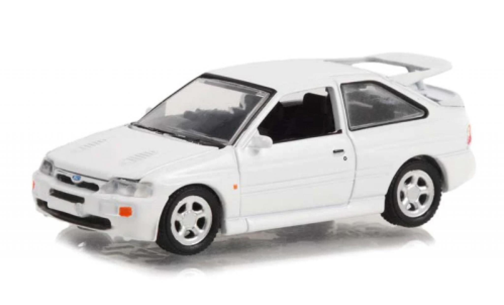 Ford Escort 1/64 Greenlight RS Cosworth white 1995 diecast model cars