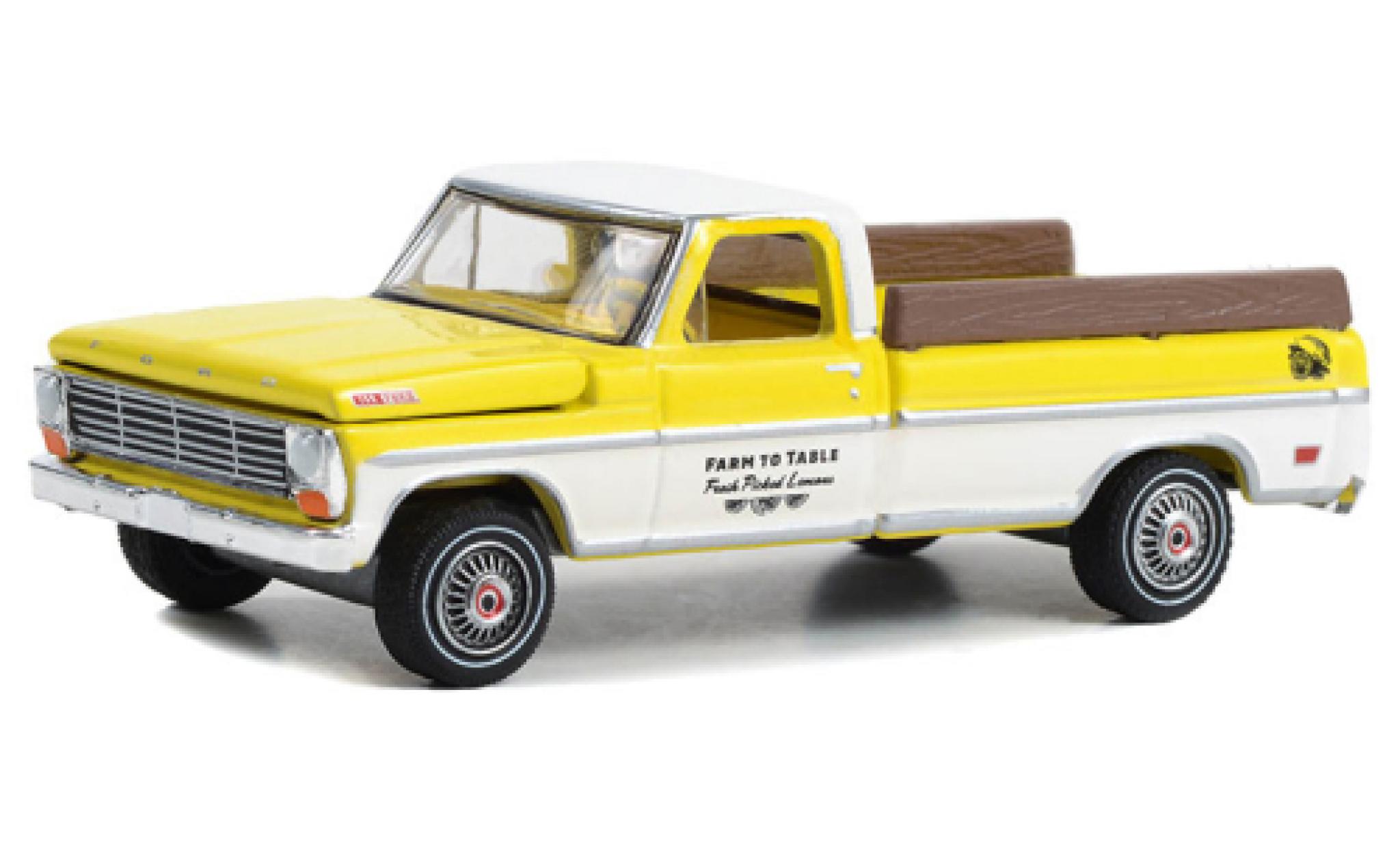 Ford F-1 1/64 Greenlight 00 Ferme To Table 1967 diecast model cars