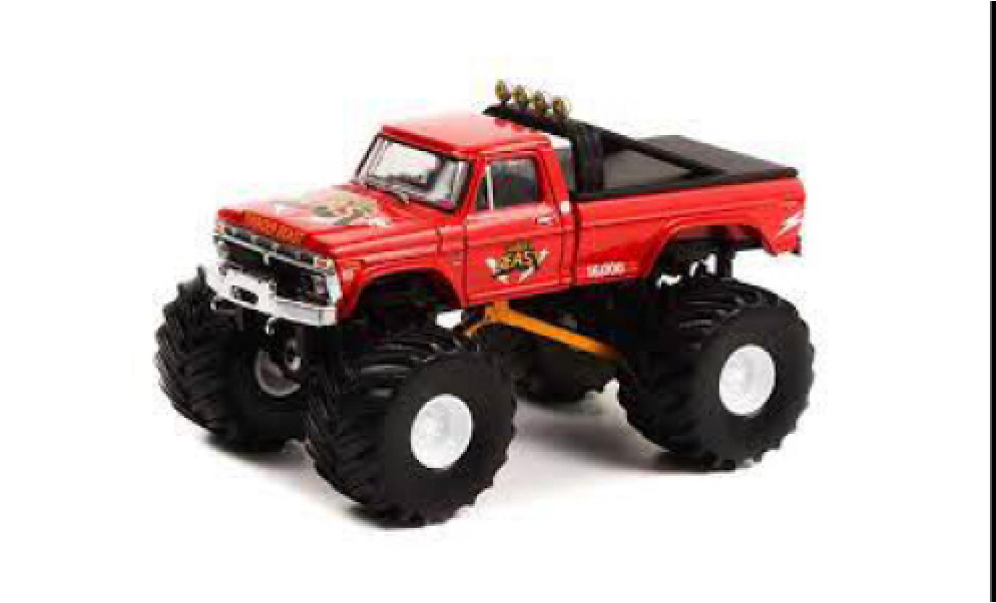 Ford F-250 1/64 Greenlight Thunder Beast 1976 diecast model cars