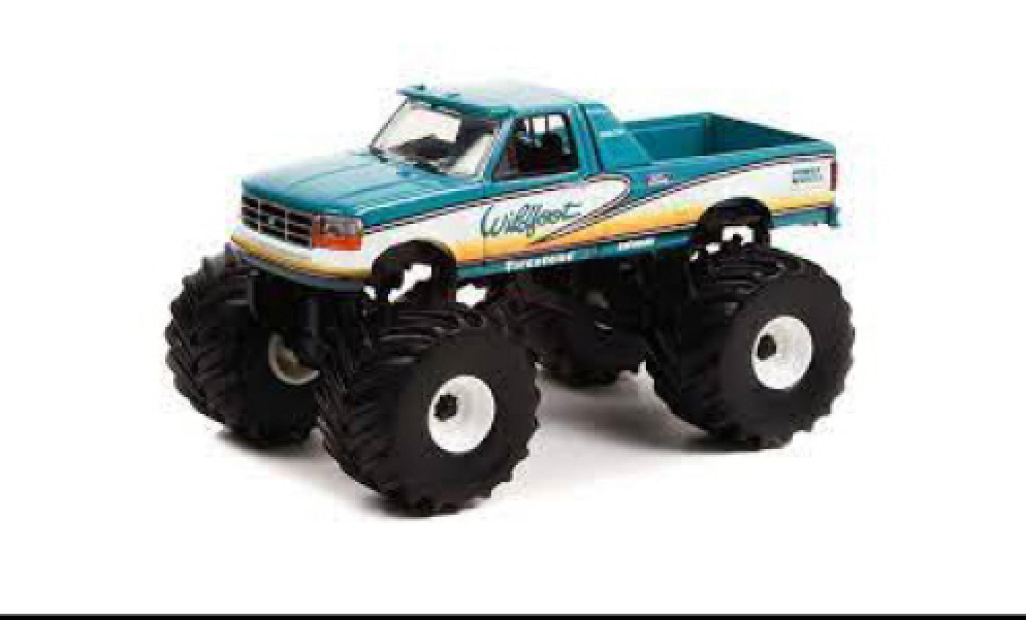 Ford F-250 1/64 Greenlight Wildfoot 1993 diecast model cars