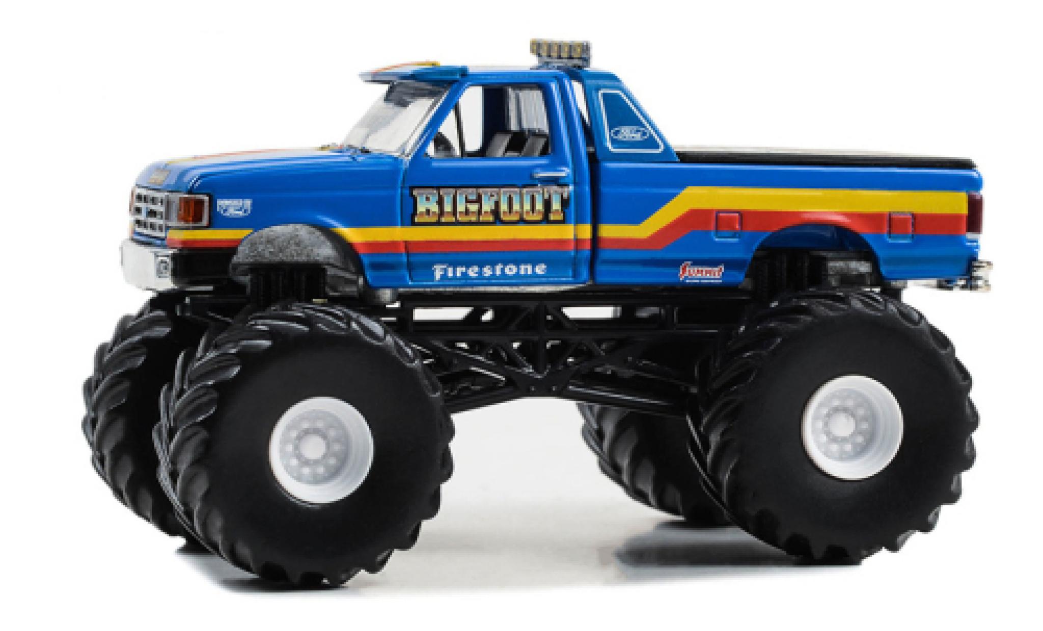 Ford F-350 1/64 Greenlight Bigfoot # 9 1990 diecast model cars