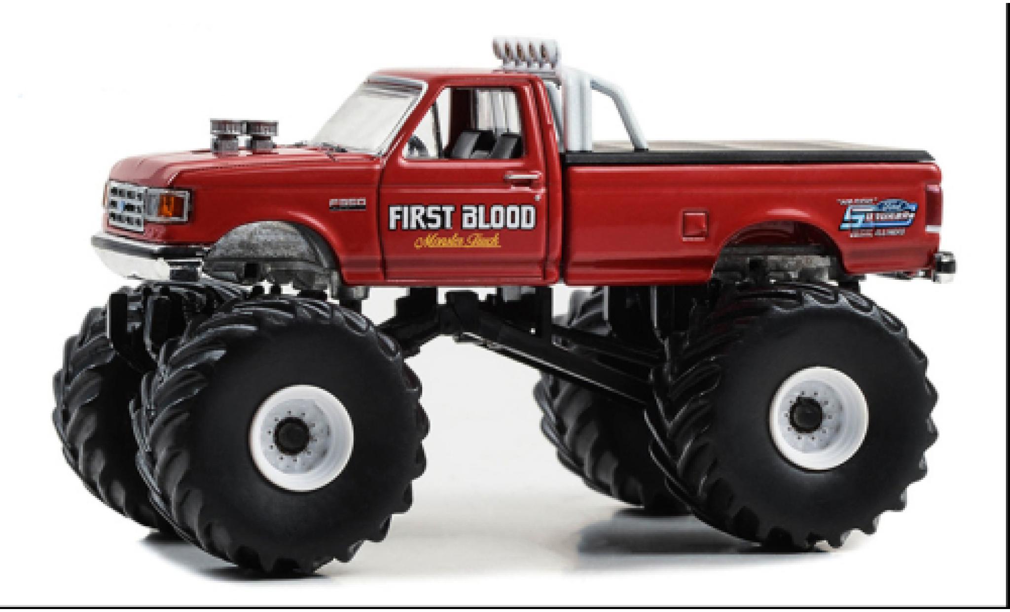 Ford F-350 1/64 Greenlight First Blood 1990 diecast model cars