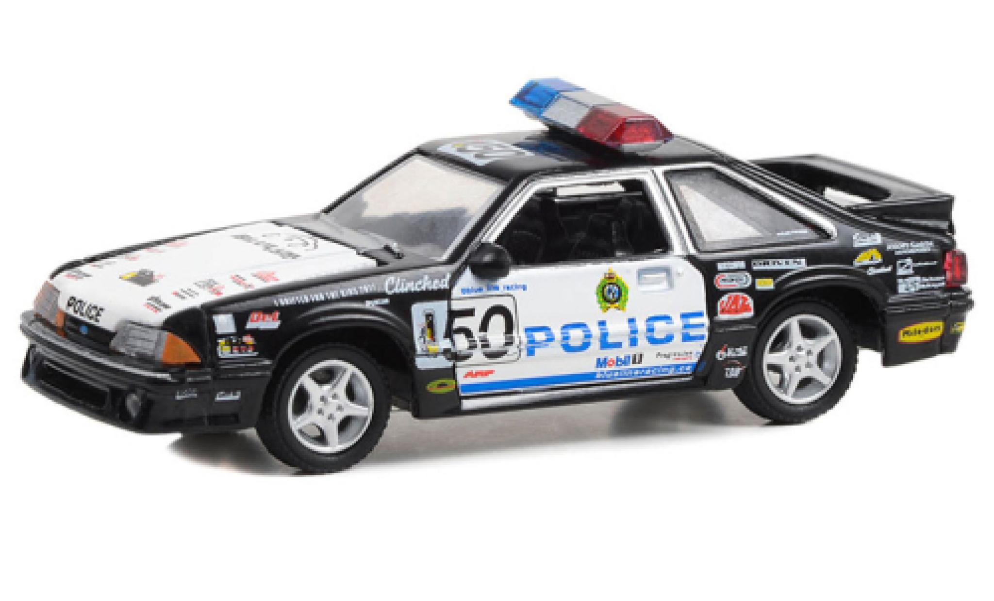 Ford Mustang 1/64 Greenlight LX Blue Line Racing 1993 diecast model cars