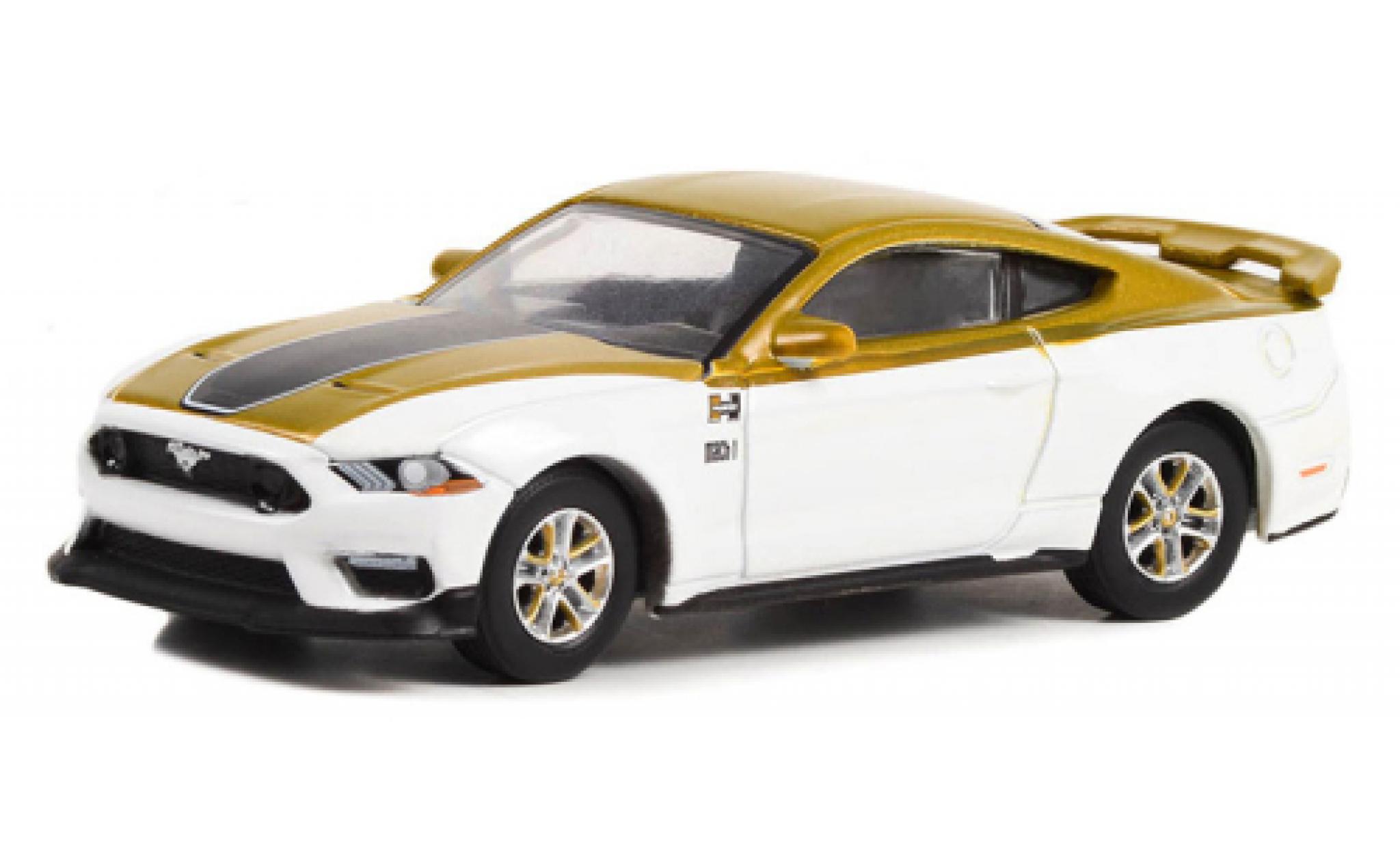 Ford Mustang 1/64 Greenlight Mach 1 Hurst Performance 2021 diecast model cars