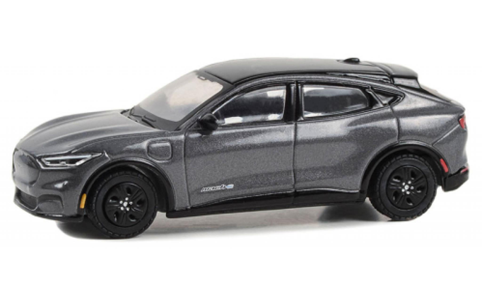 Ford Mustang 1/64 Greenlight Mach-E California route 1 metallise grey 2023 diecast model cars