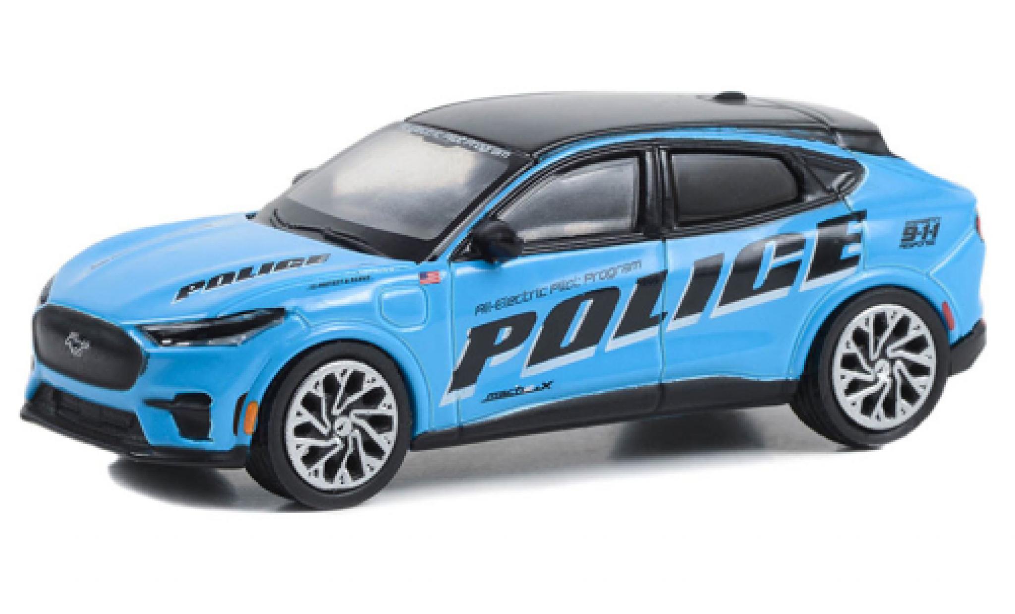 Ford Mustang 1/64 Greenlight Mach E Police (USA) 2022 diecast model cars