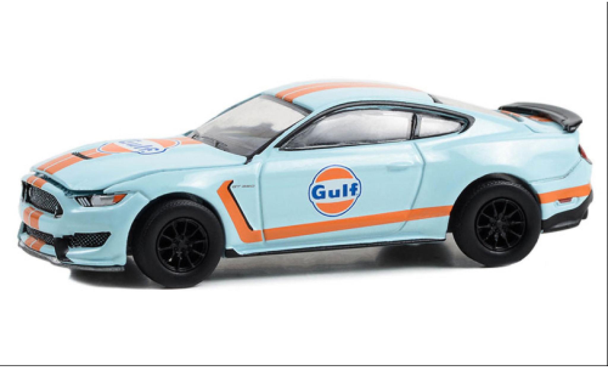 Shelby GT 350 1/64 Greenlight Ford Mustang Gulf 2020 diecast model cars