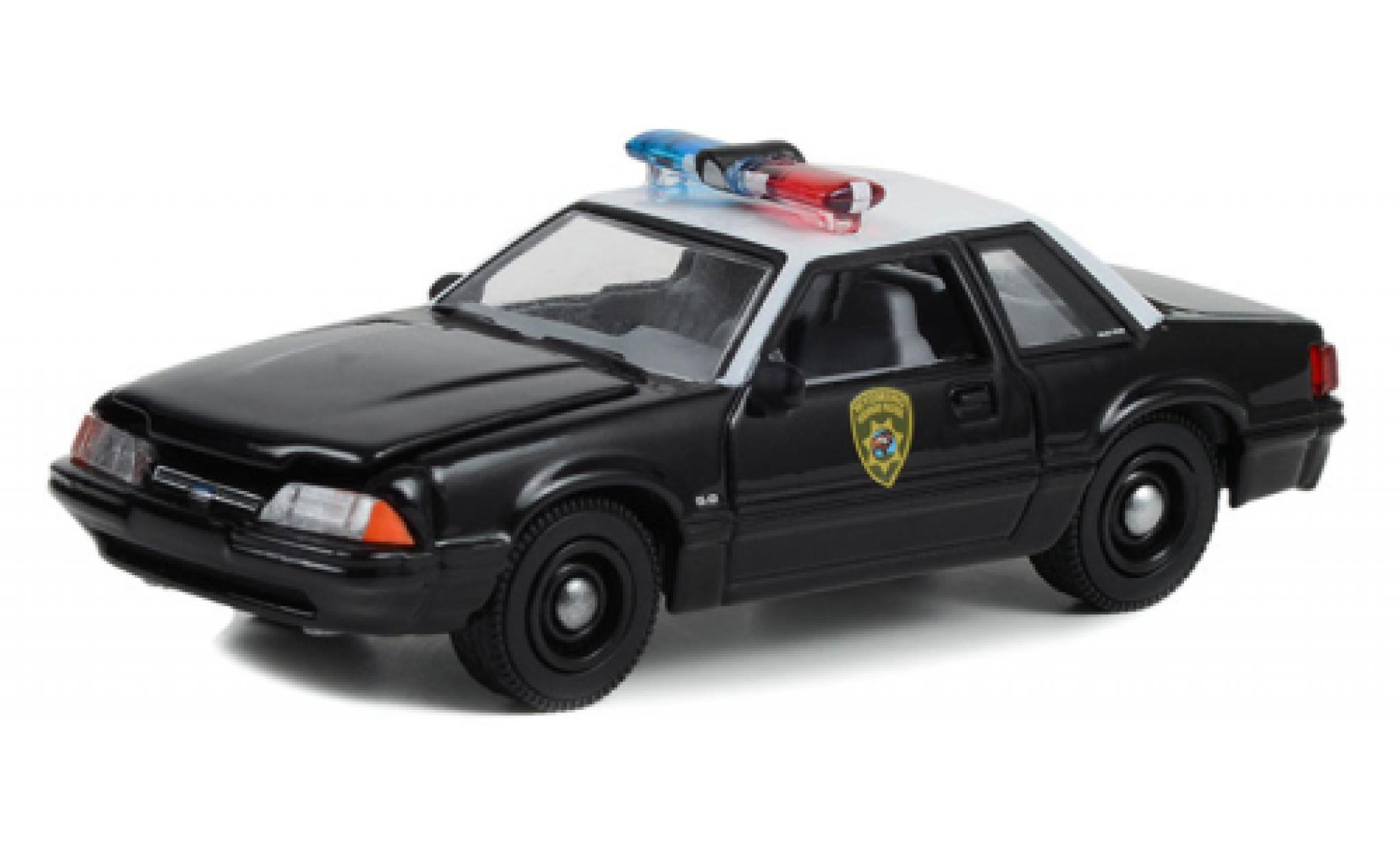 Ford Mustang 1/64 Greenlight SSP Wyoming Highway Patrol 1990 diecast model cars