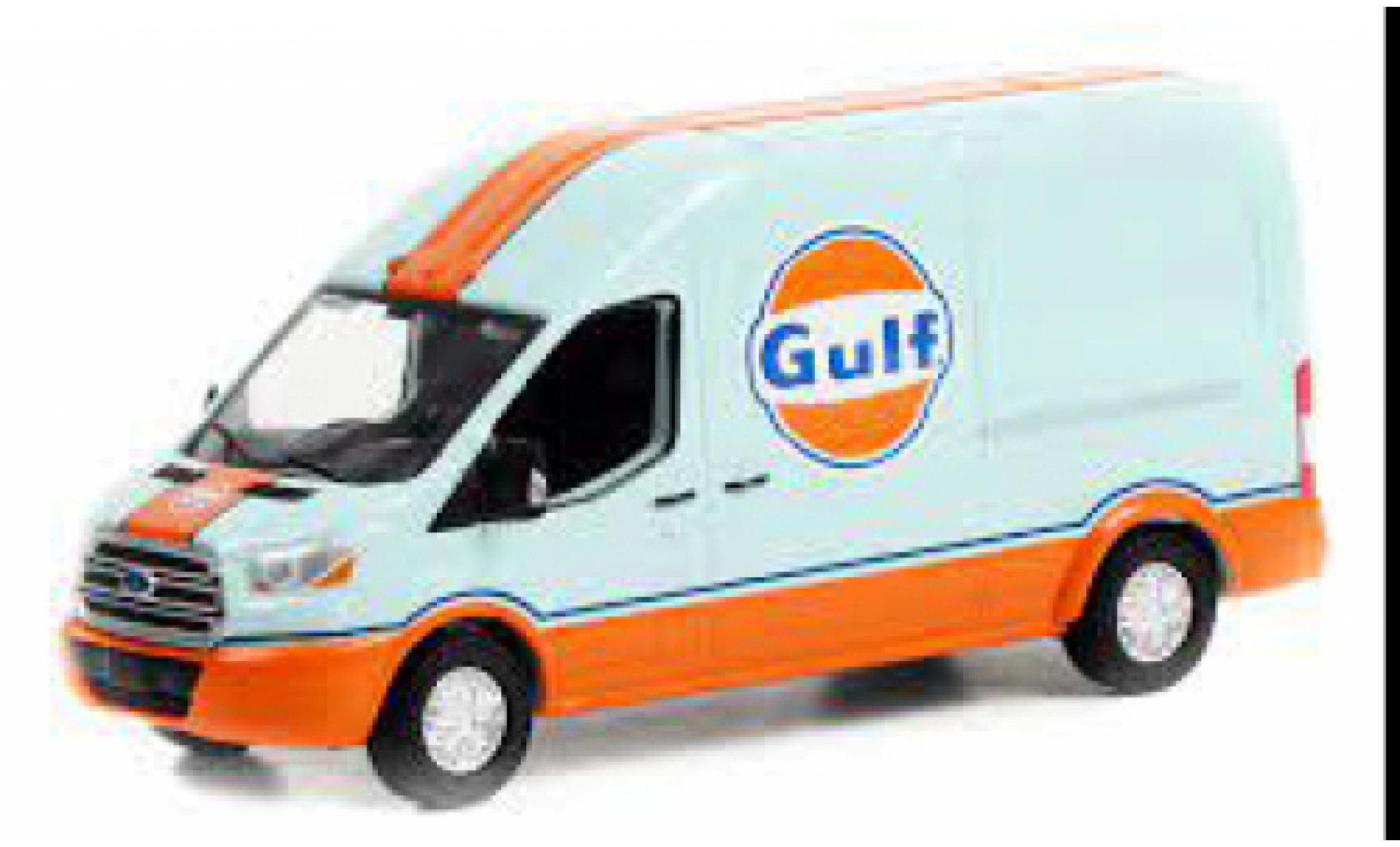 Ford Transit 1/64 Greenlight Gulf 2019 diecast model cars